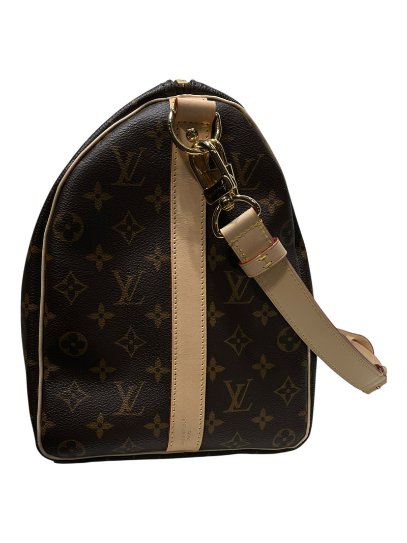 LOUIS VUITTON/Luggage/M/Monogram/Leather/BRW/M6XMC3K/STRAP/LOCK/GOLD
