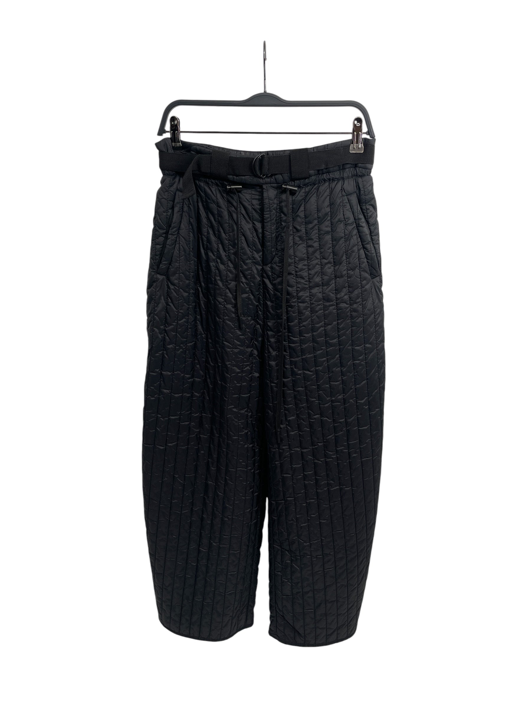 CRAIG GREEN/Wide Leg Pants/S/Nylon/BLK/PUFFER OPEN LEG WIDE PANTS view 1