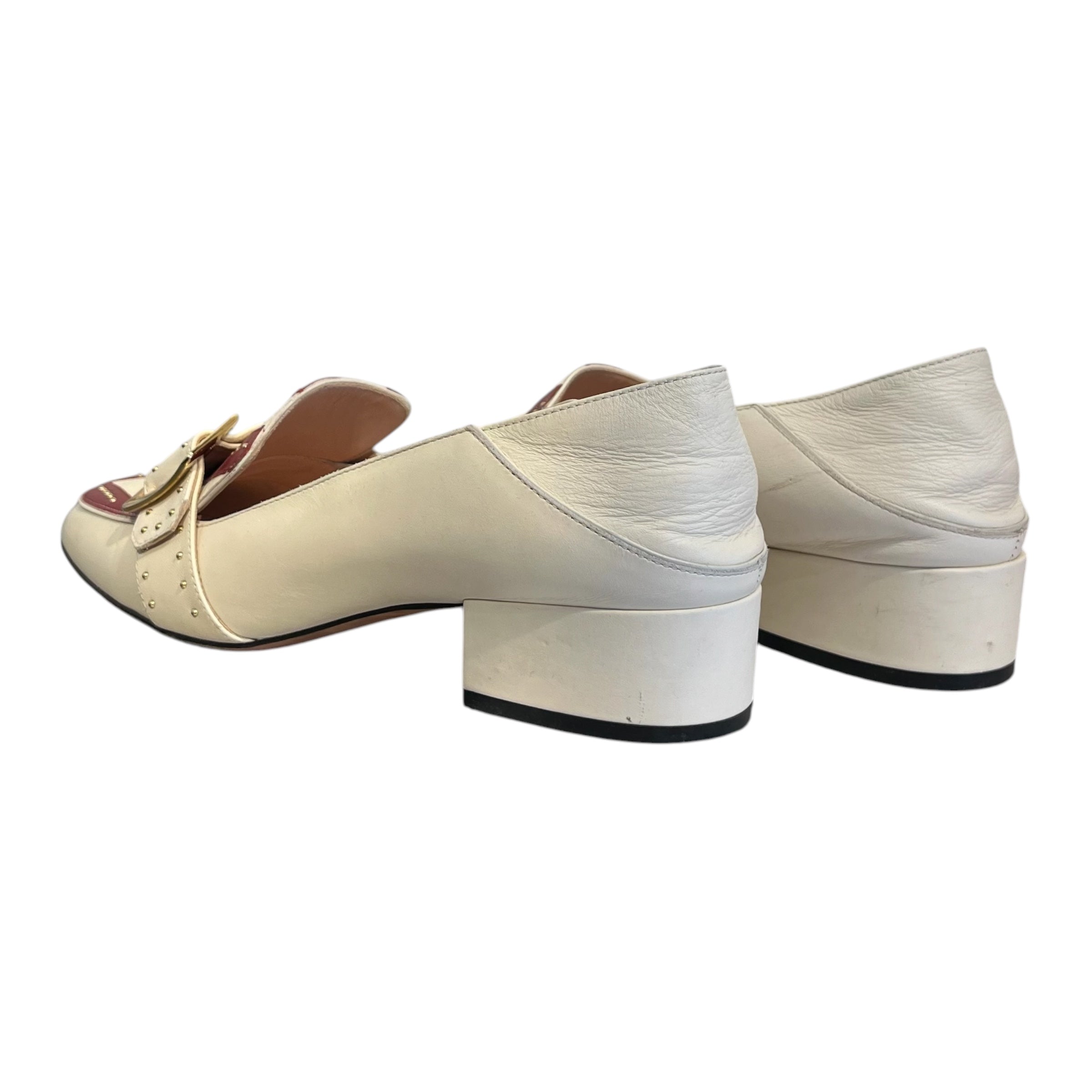 BALLY/Loafers/EU 38/Leather/WHT/ view 2