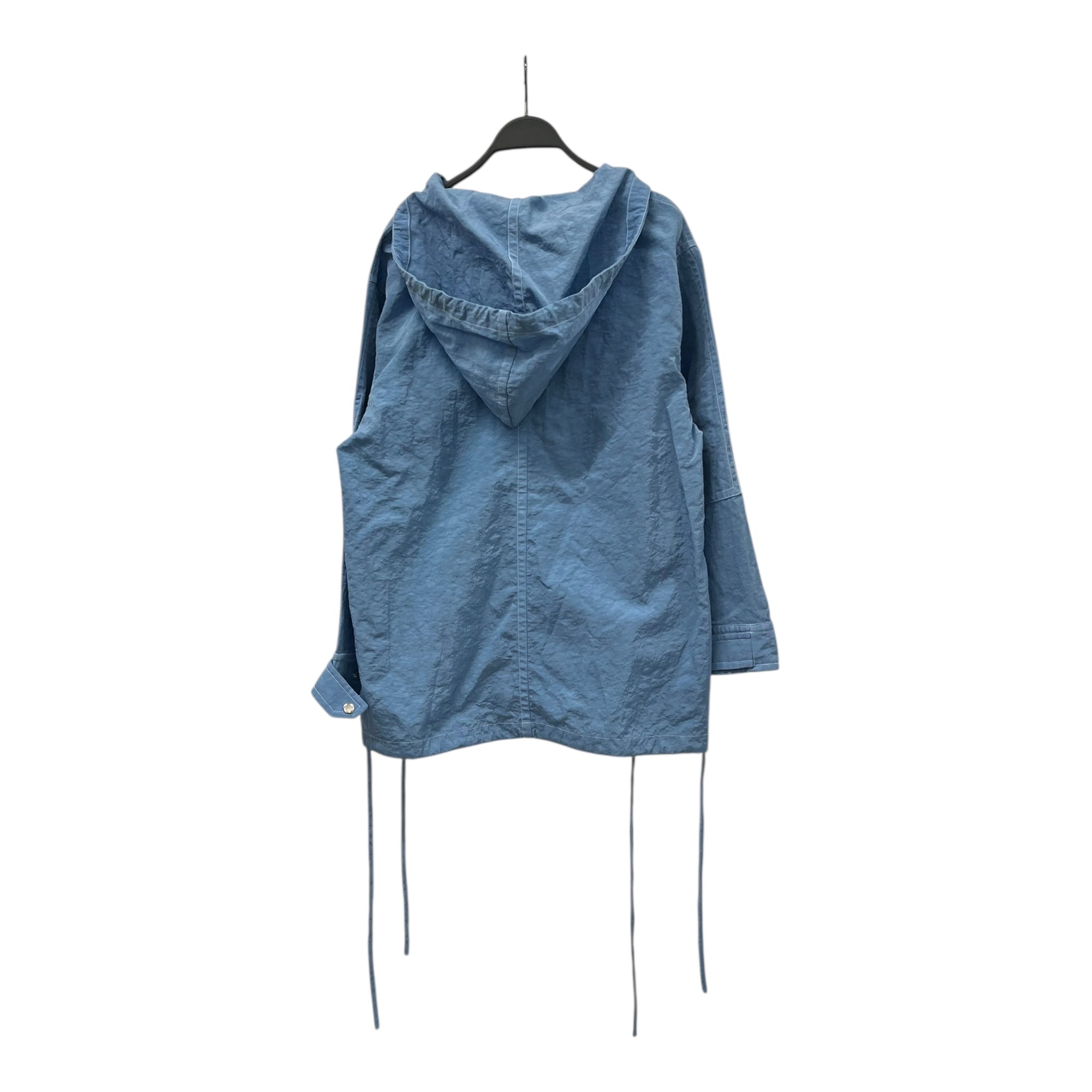 Helmut Lang/Windbreaker/Rayon/BLU/CERULEAN DRAWSTRING SIDES view 2