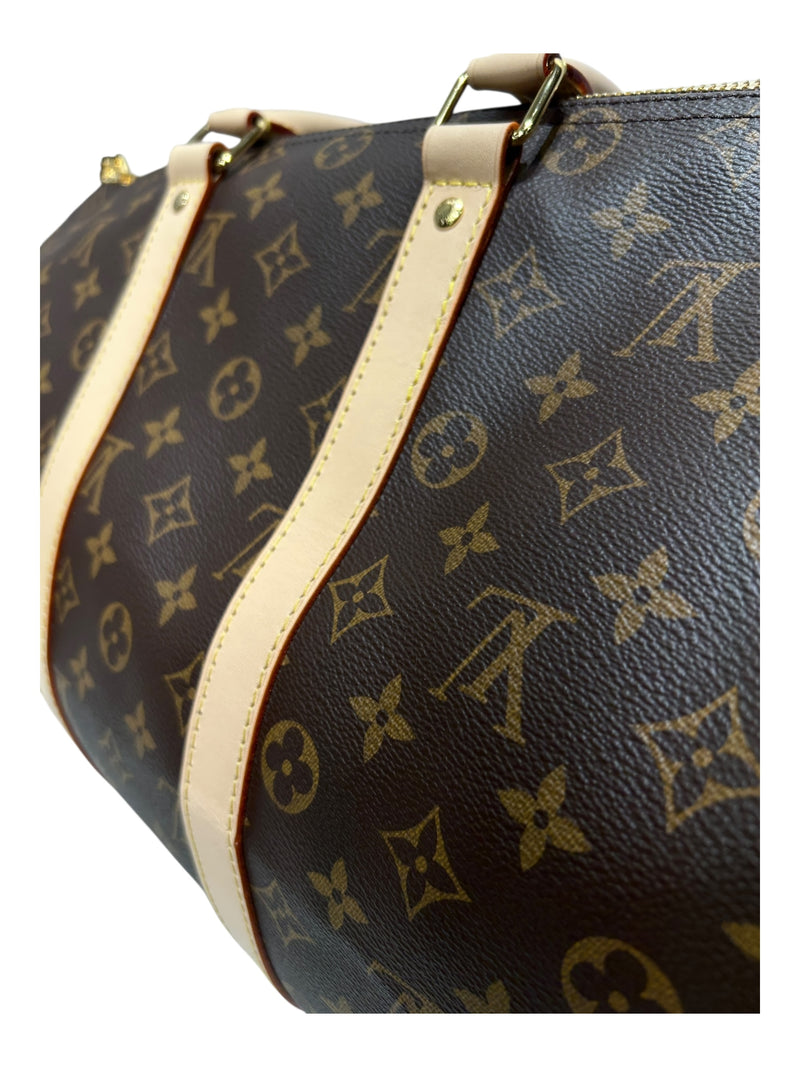 LOUIS VUITTON/Luggage/M/Monogram/Leather/BRW/M6XMC3K/STRAP/LOCK/GOLD