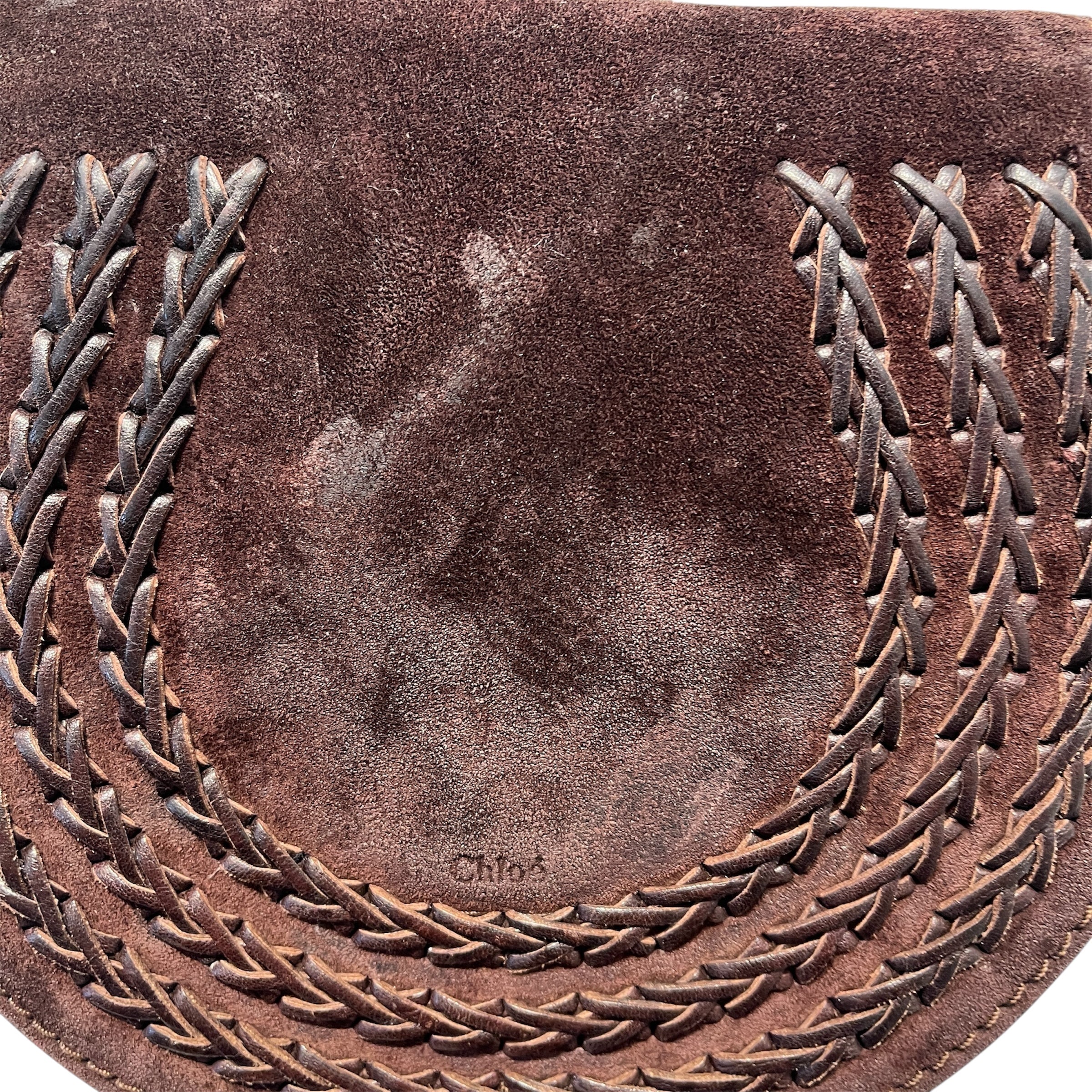 Chloe/Cross Body Bag/Suede/BRW/BRAIDED MINI MARCIE CROSSBODY view 3