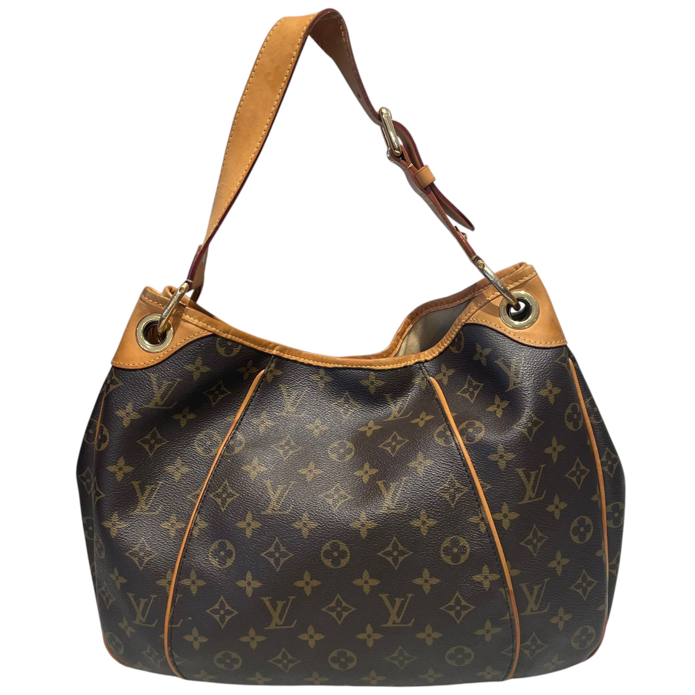 LOUIS VUITTON/Hand Bag/Monogram/Leather/BRW/Galleria PM Bag view 2