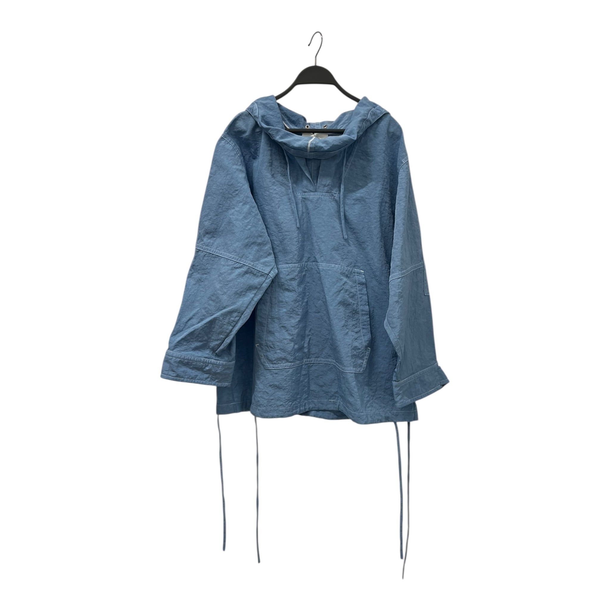 Helmut Lang/Windbreaker/Rayon/BLU/CERULEAN DRAWSTRING SIDES view 1
