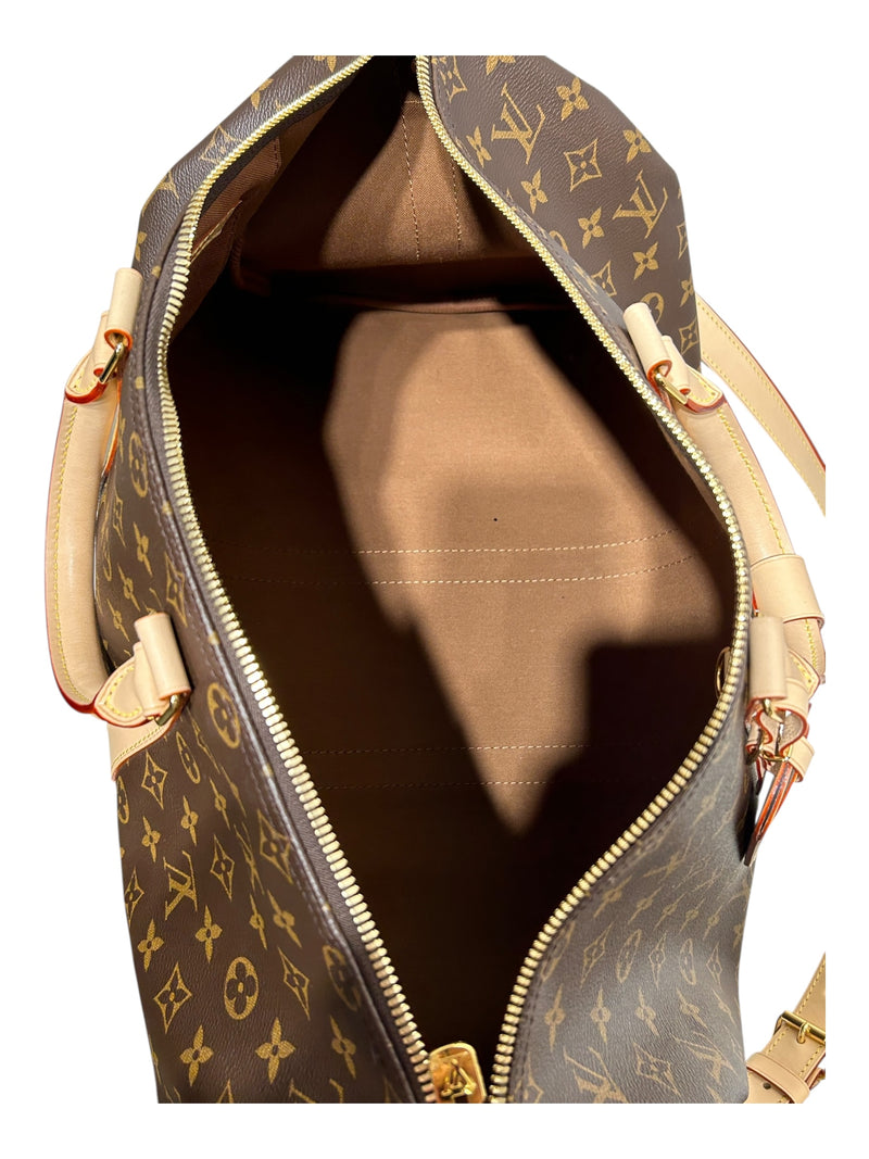LOUIS VUITTON/Luggage/M/Monogram/Leather/BRW/M6XMC3K/STRAP/LOCK/GOLD