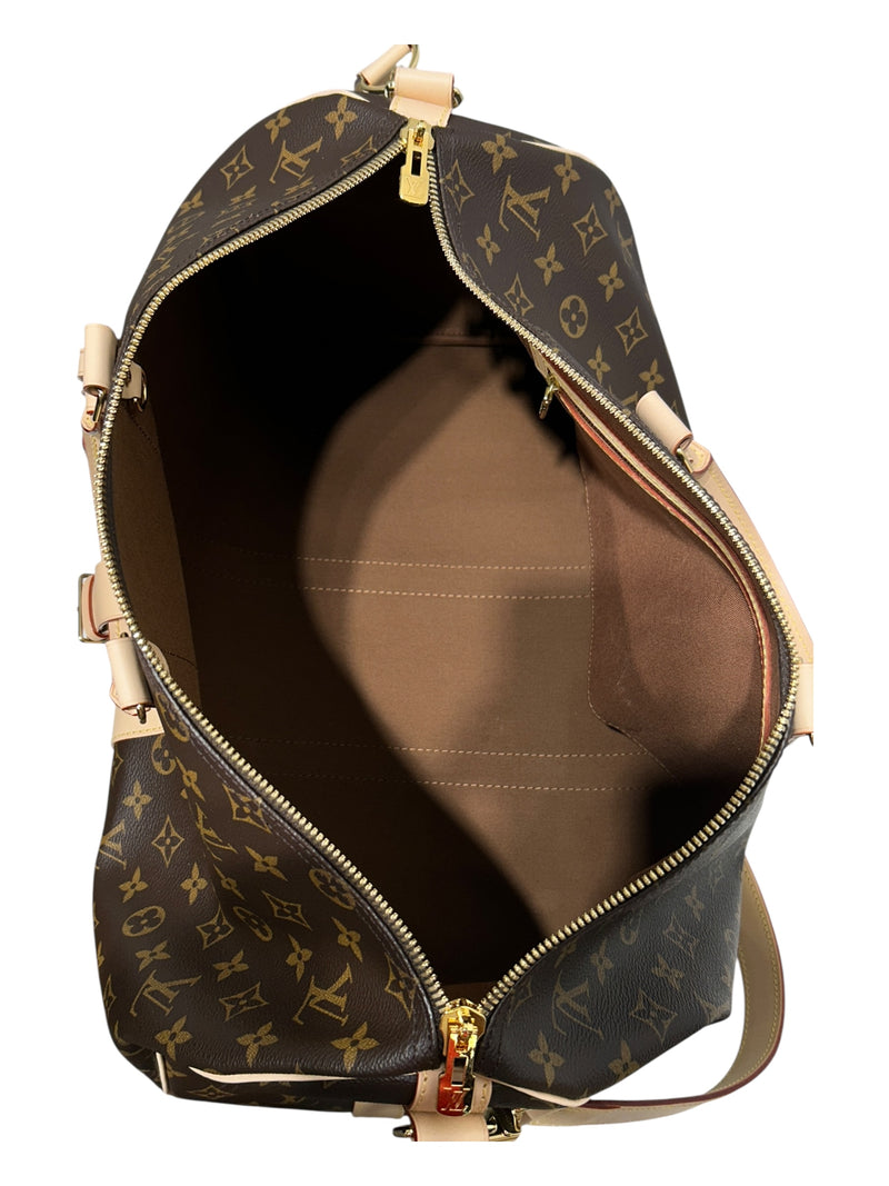 LOUIS VUITTON/Luggage/M/Monogram/Leather/BRW/M6XMC3K/STRAP/LOCK/GOLD