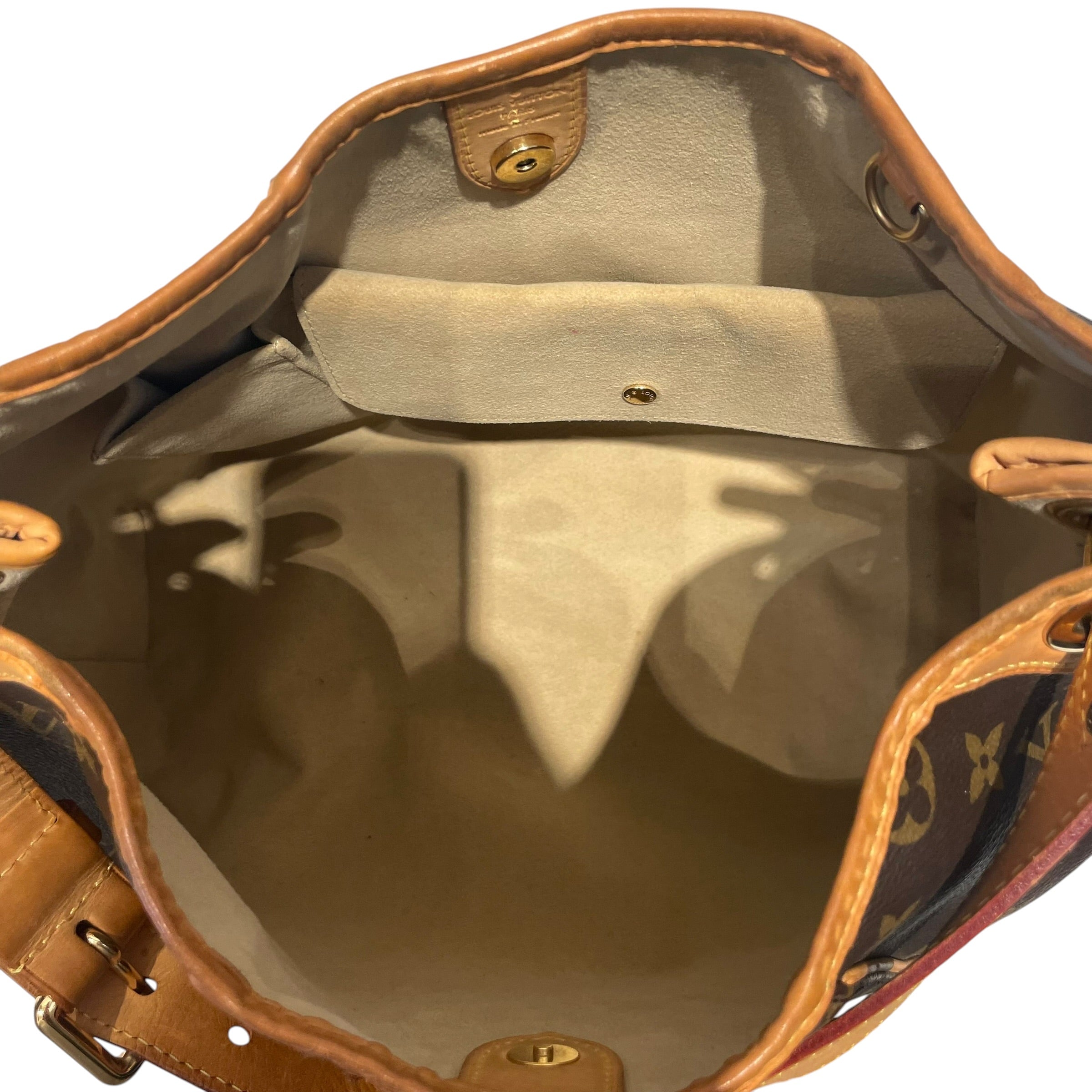 LOUIS VUITTON/Hand Bag/Monogram/Leather/BRW/Galleria PM Bag view 4