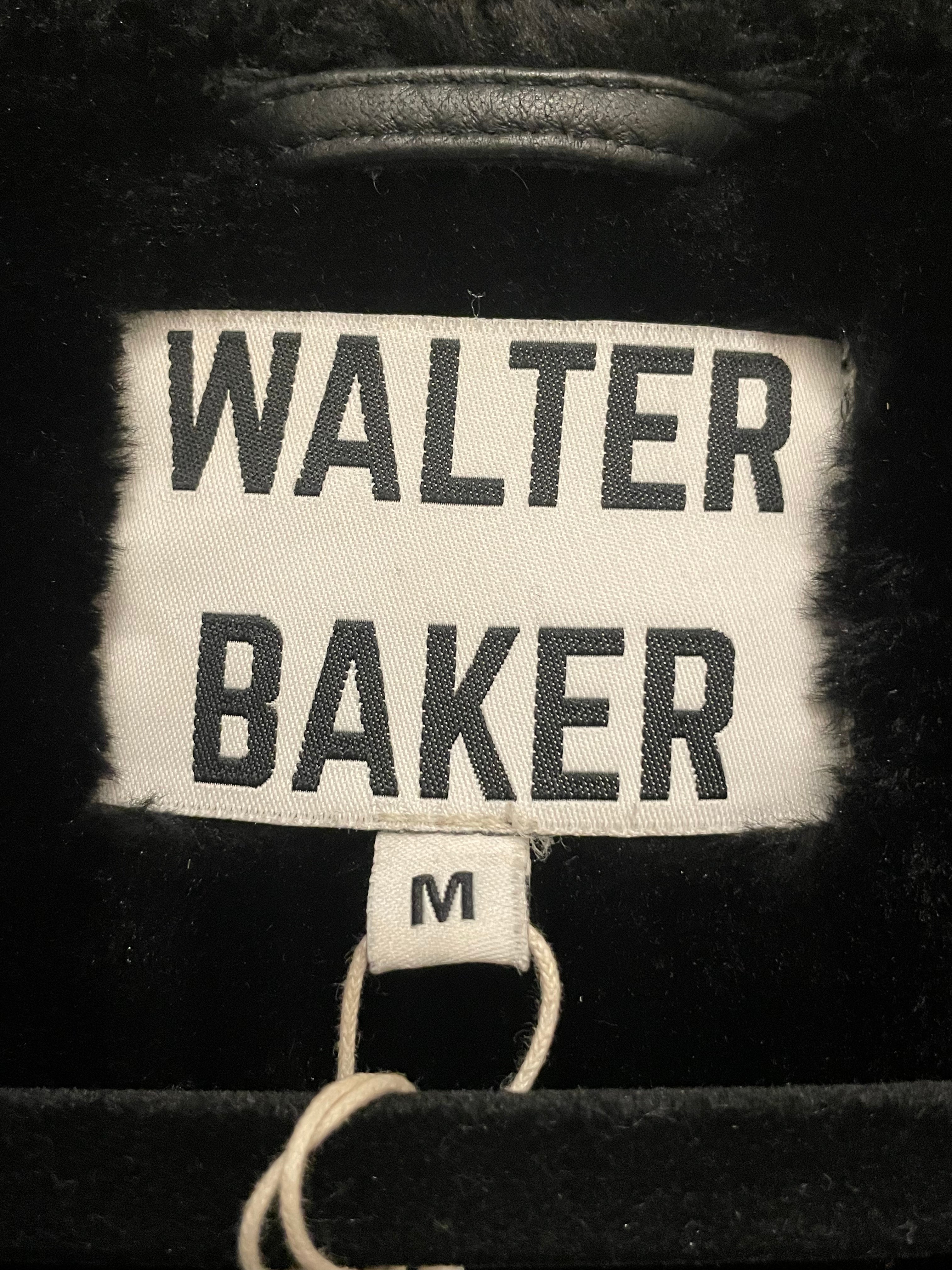 WALTER BAKER/Leather Jkt/M/Leather/BLK/BIKER JACKET WITH BELT view 3