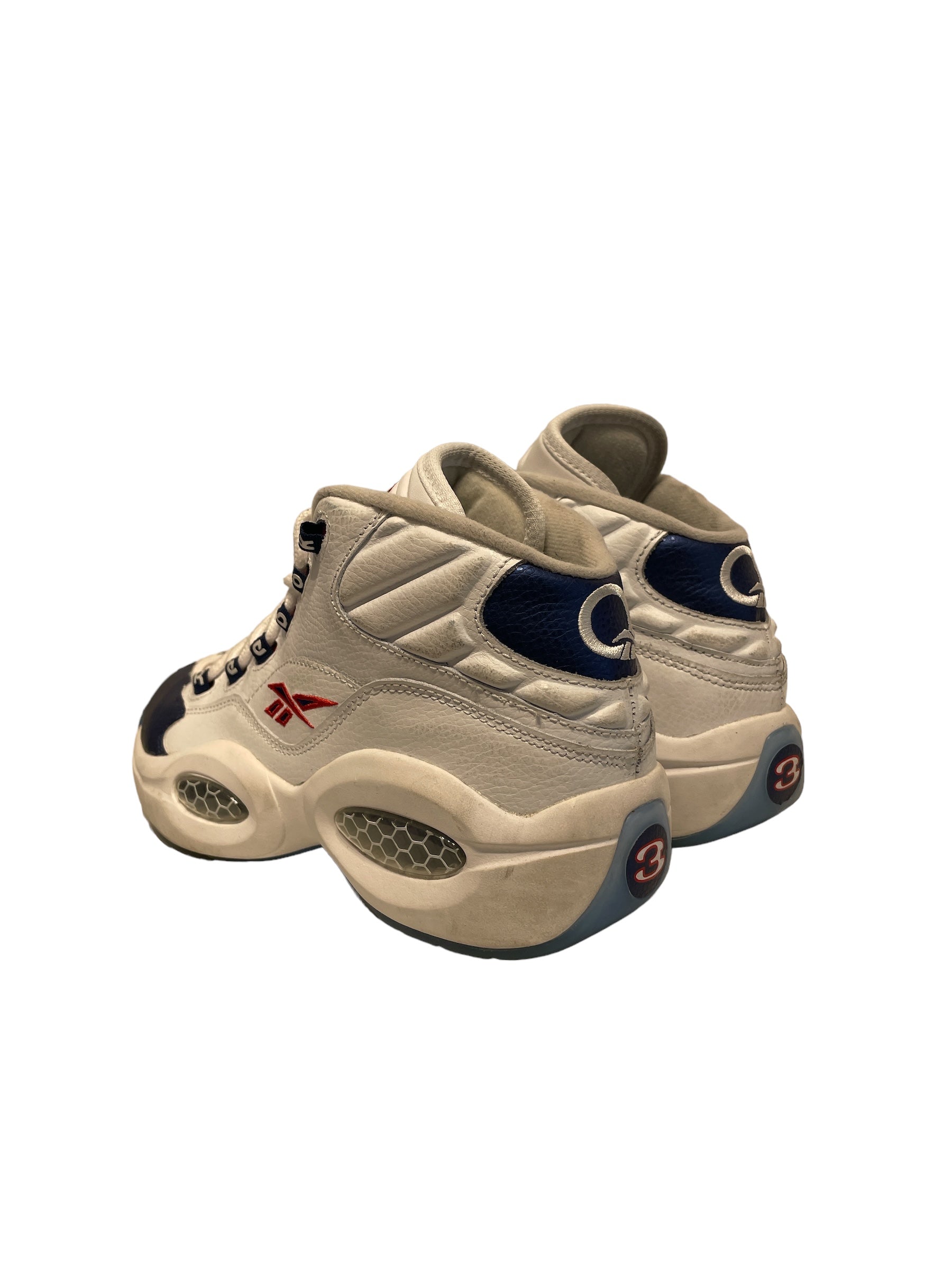 REBBOX/Hi-Sneakers/US 7/Leather/BLU/U-Tip/REBBOX Blue Toe view 2
