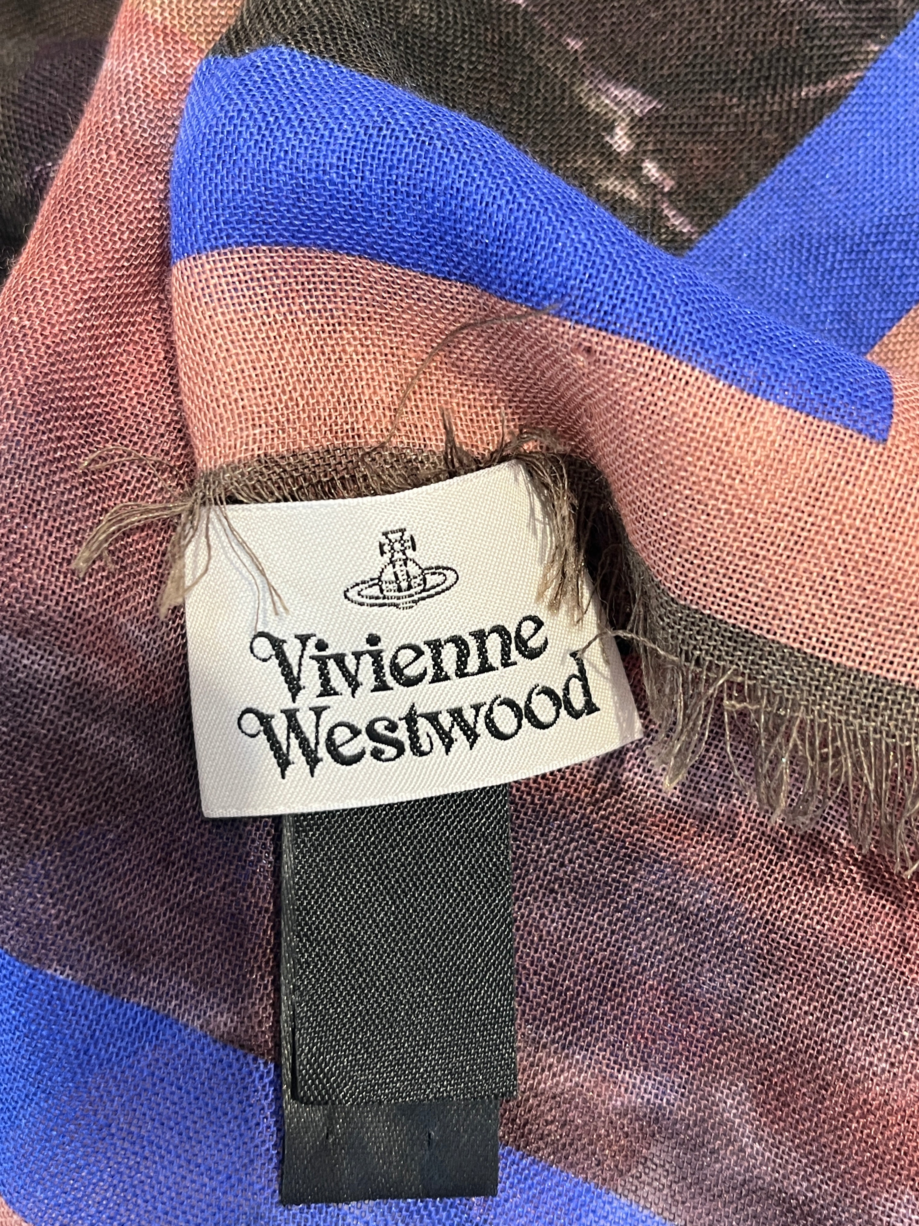 Vivienne Westwood/Scarf/All Over Print/Wool/MLT/L's/ view 2