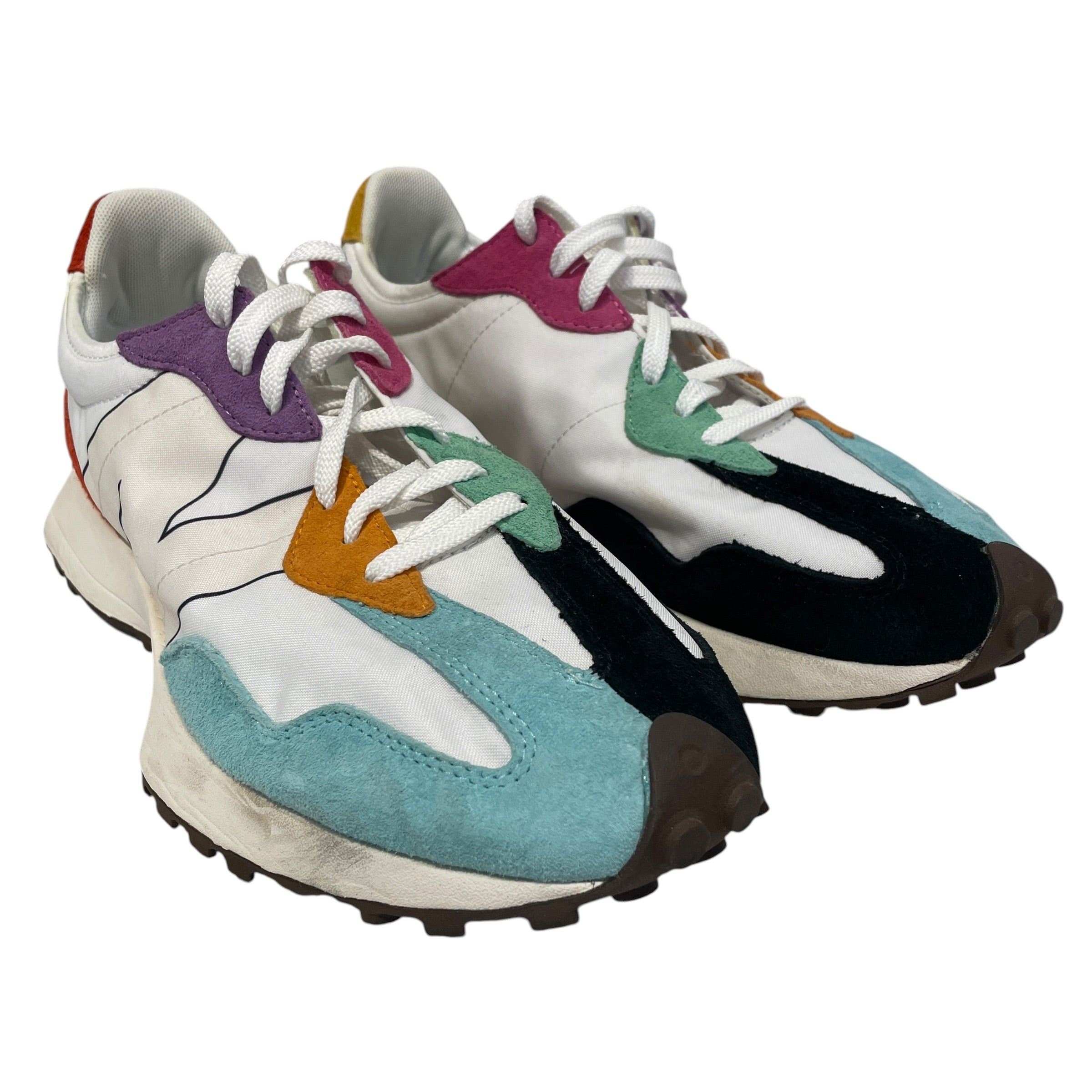 NEW BALANCE/Low-Sneakers/US 10.5/Nylon/WHT/ view 1