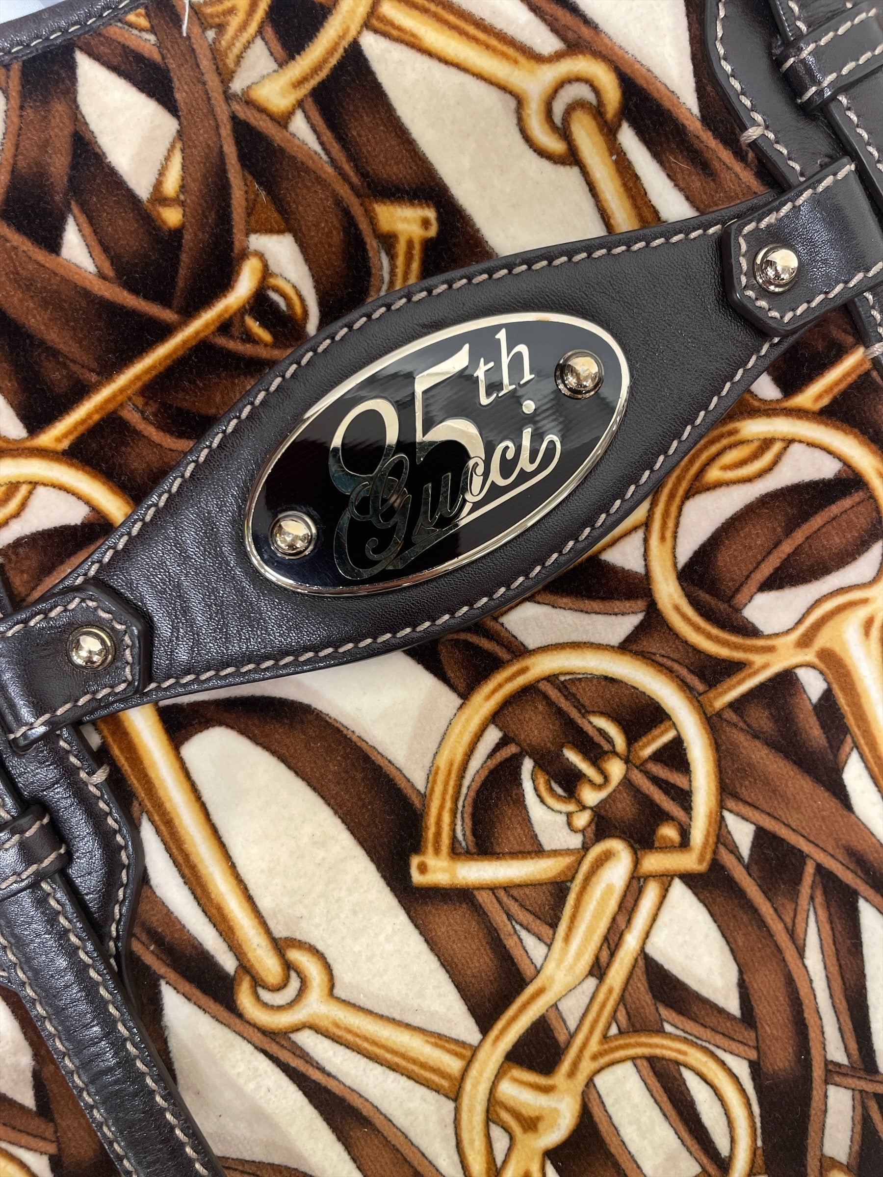 GUCCI/Hand Bag/All Over Print/Velour/MLT/85TH ANNIVERSARY view 4