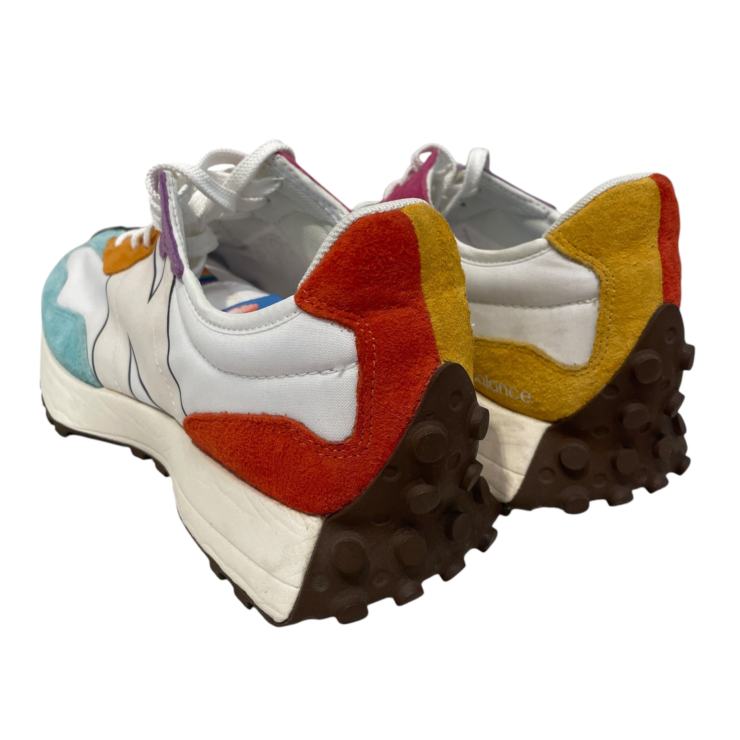 NEW BALANCE/Low-Sneakers/US 10.5/Nylon/WHT/ view 2