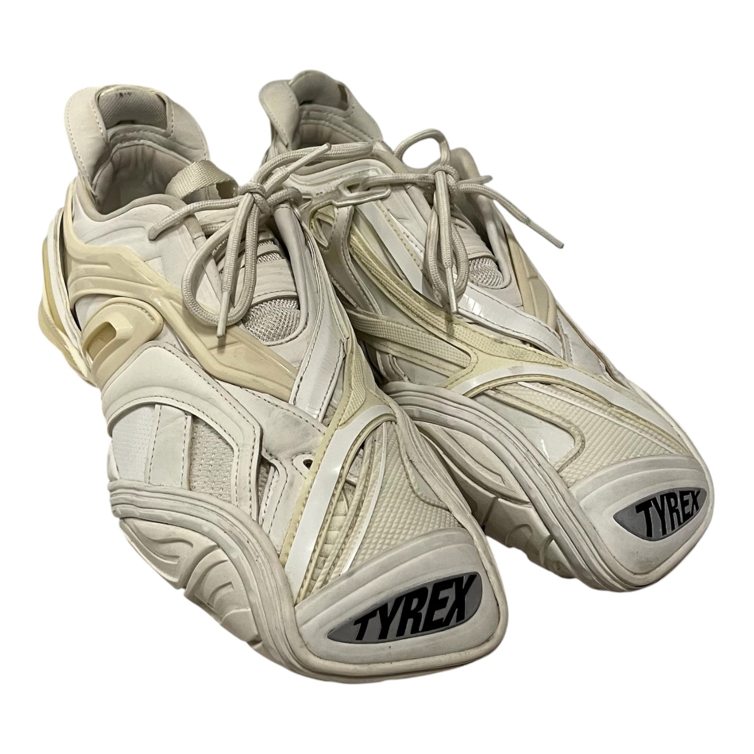 BALENCIAGA/Low-Sneakers/EU 43/Leather/WHT/TYREX CREAM view 1