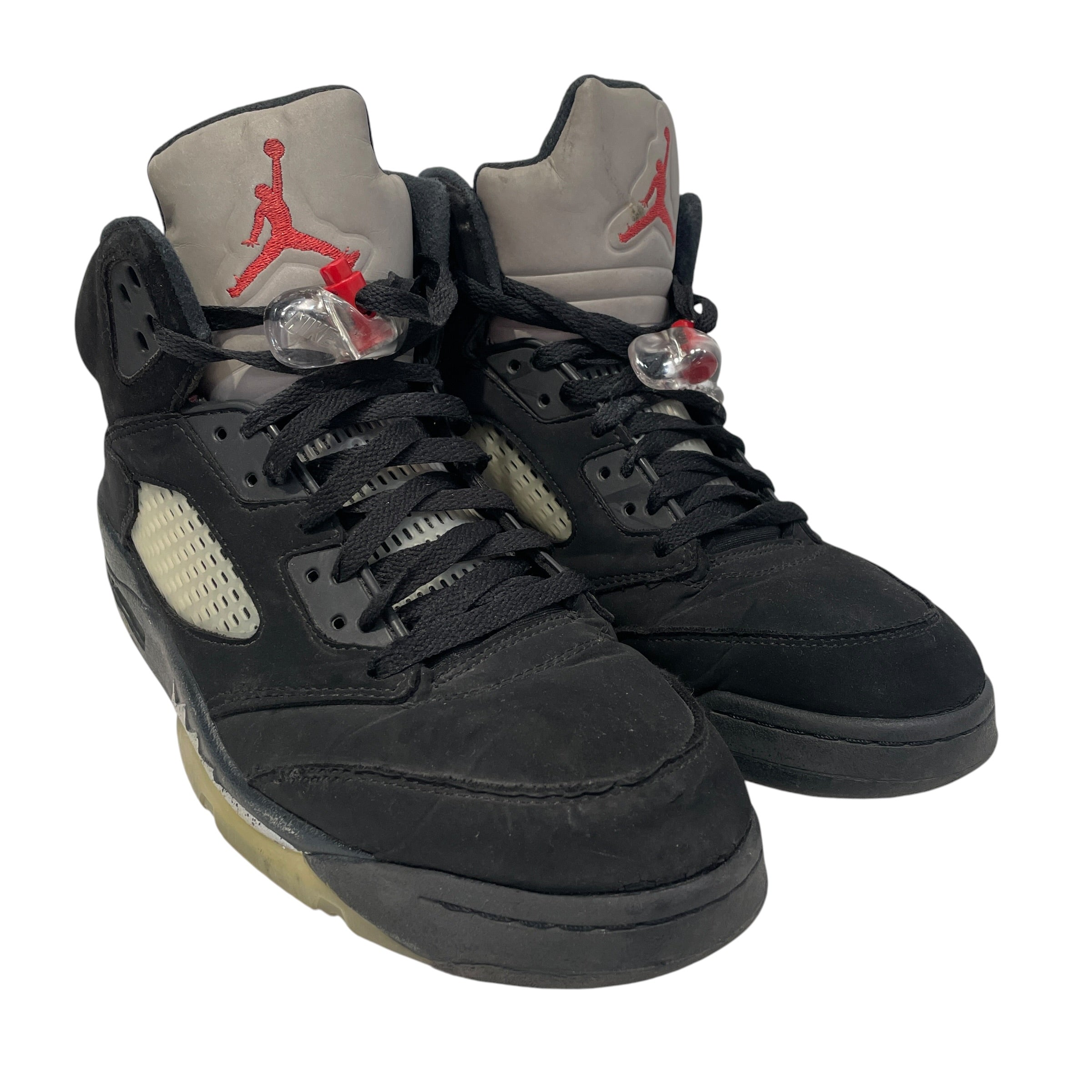 NIKE/AIR JORDAN 5 RETRO OG/Hi-Sneakers/US 10/Leather/BLK/845035-003 view 1