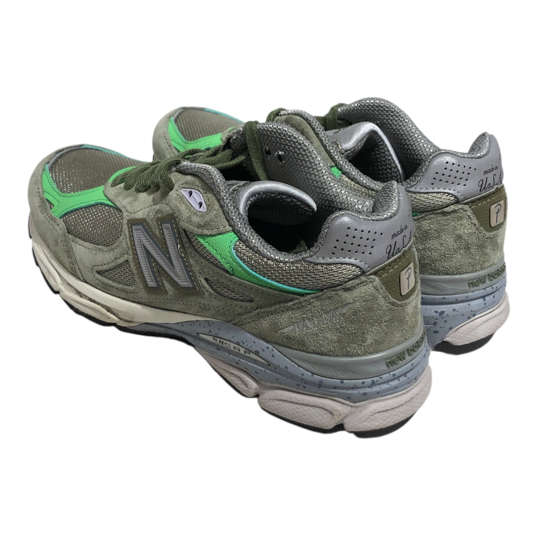 NEW BALANCE/Patta/Low-Sneakers/US 8/Cotton/GRN/990 v3 view 2