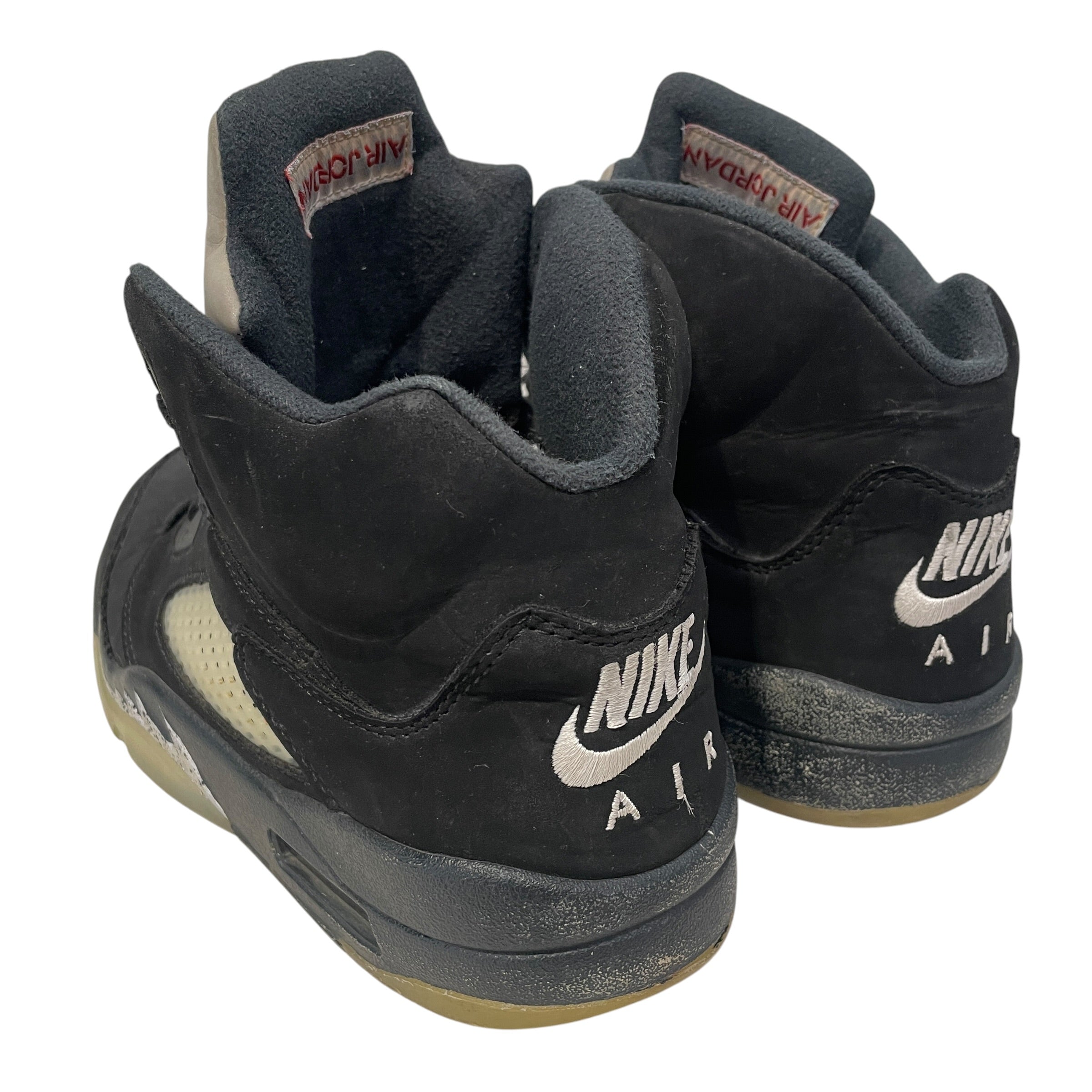 NIKE/AIR JORDAN 5 RETRO OG/Hi-Sneakers/US 10/Leather/BLK/845035-003 view 2