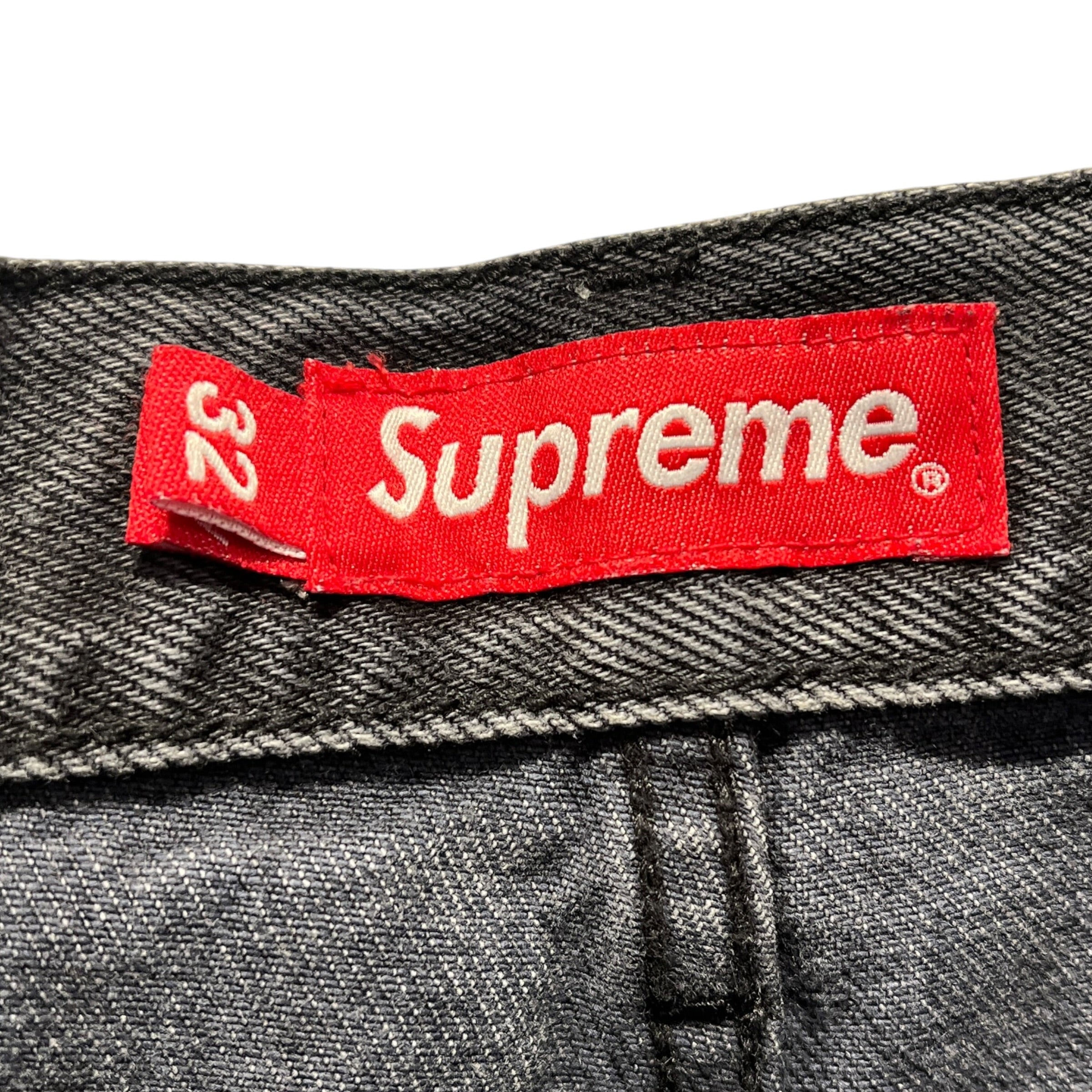Supreme/Pants/32/Denim/BLK/Button Fly/BAGGY view 3