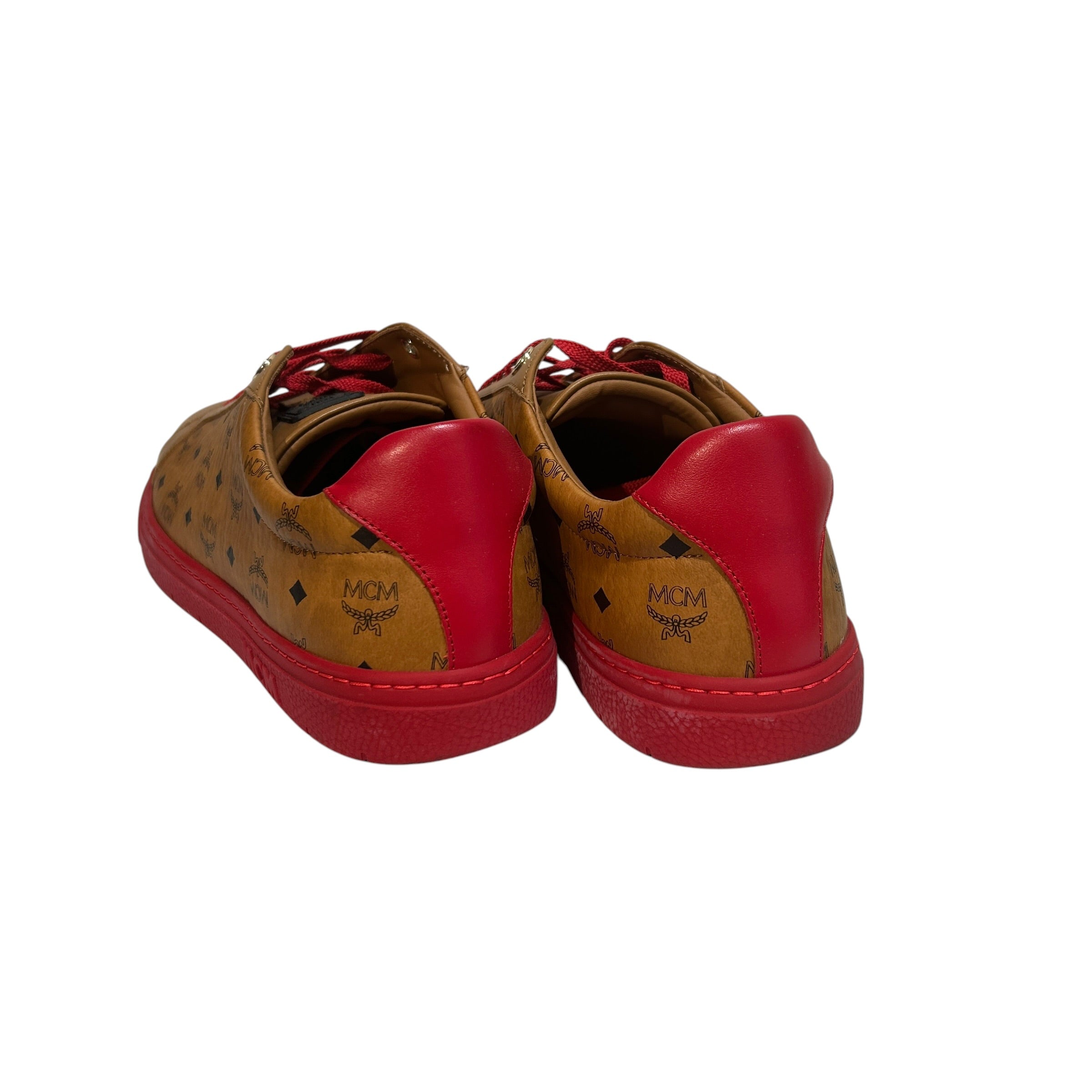MCM/Low-Sneakers/EU 42/Monogram/Leather/BRW/ view 2