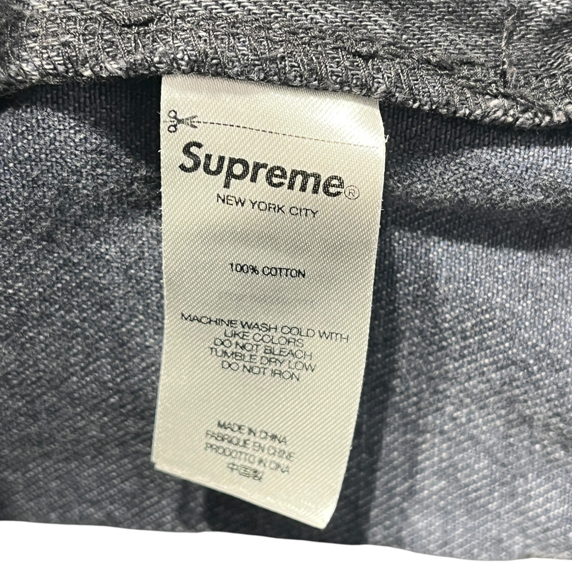 Supreme/Pants/32/Denim/BLK/Button Fly/BAGGY view 4