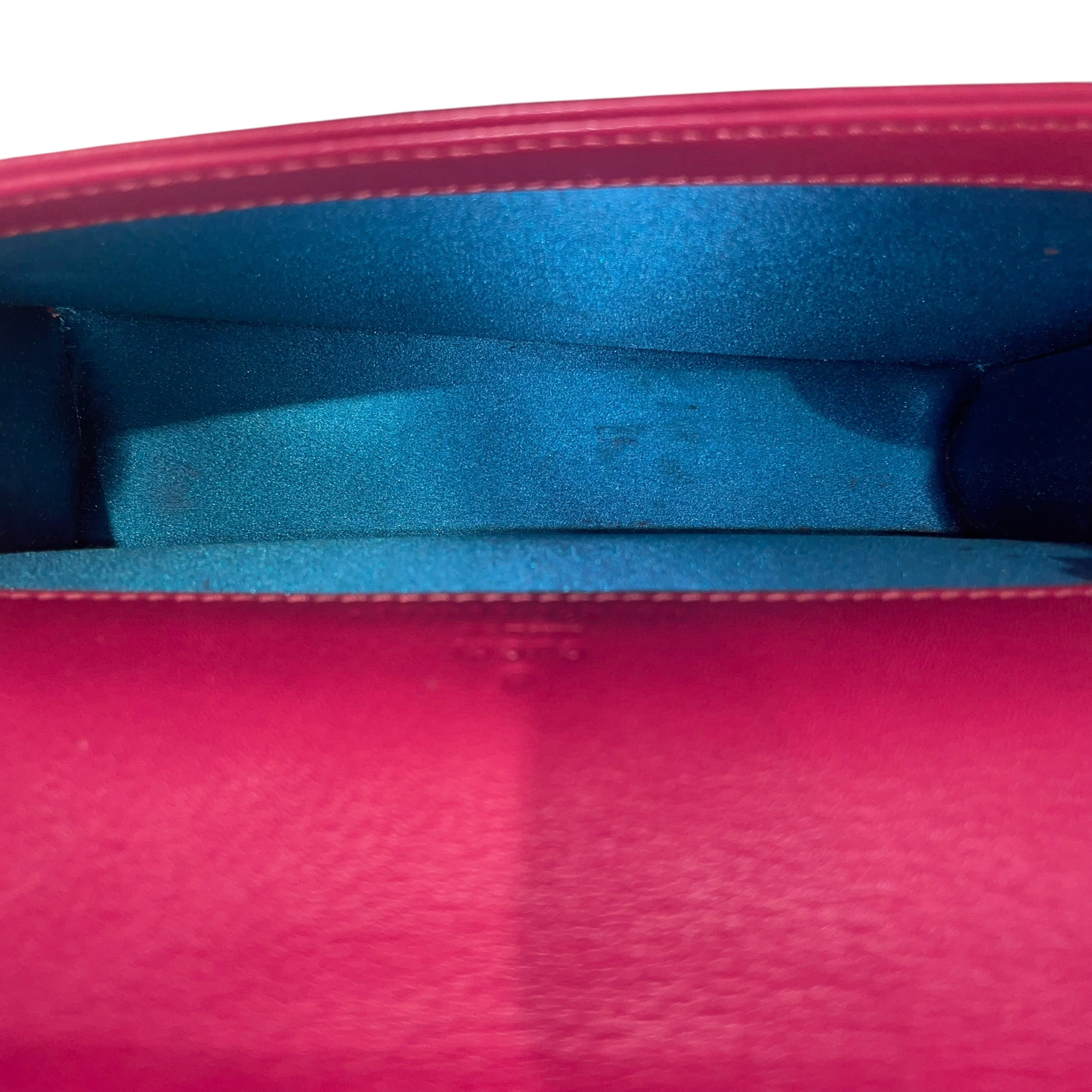 GUCCI/Cross Body Bag/Floral Pattern/Suede/PNK/GG "LOVE" QUILTED MARMONT view 5