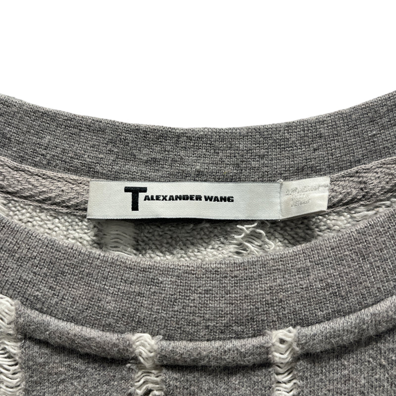 Alexander Wang/Tank Top/L/Cotton/SLV/Exposesd knit