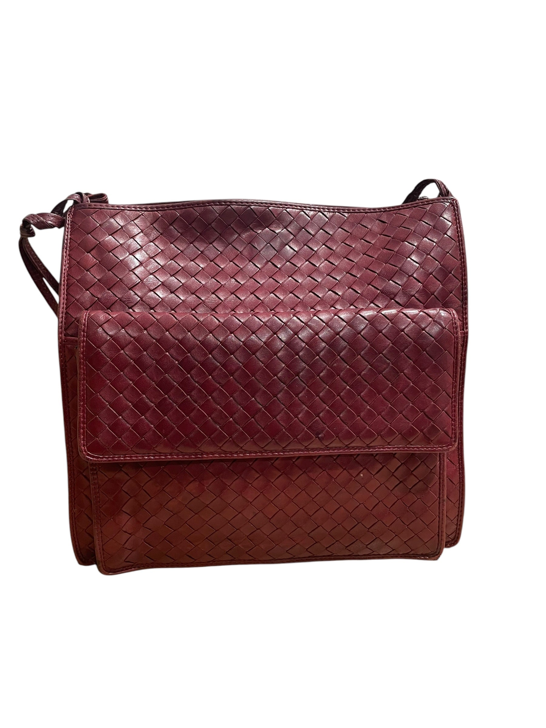BOTTEGA VENETA/Tote Bag/Leather/BRD/single flap tied strap view 1
