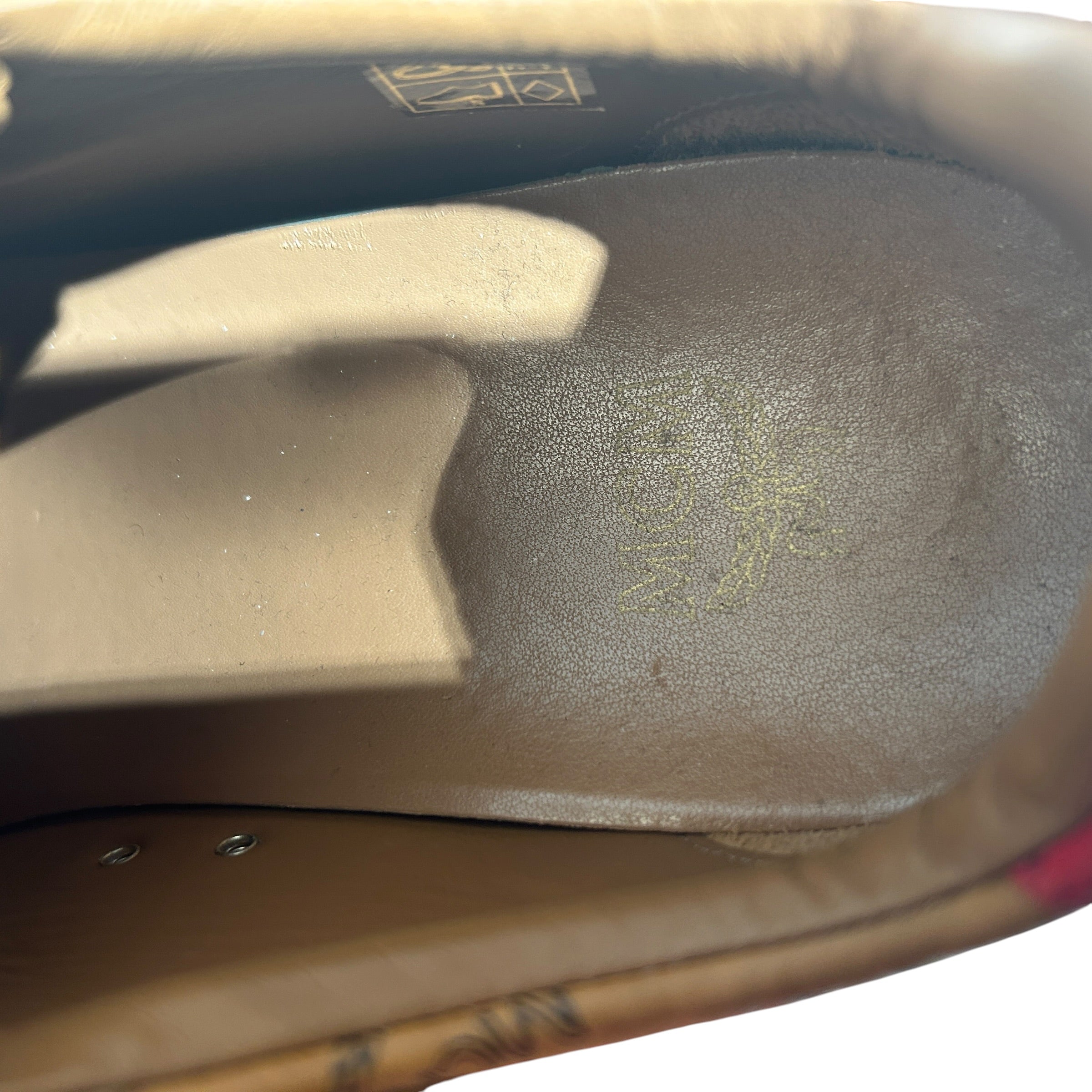 MCM/Low-Sneakers/EU 42/Monogram/Leather/BRW/ view 3
