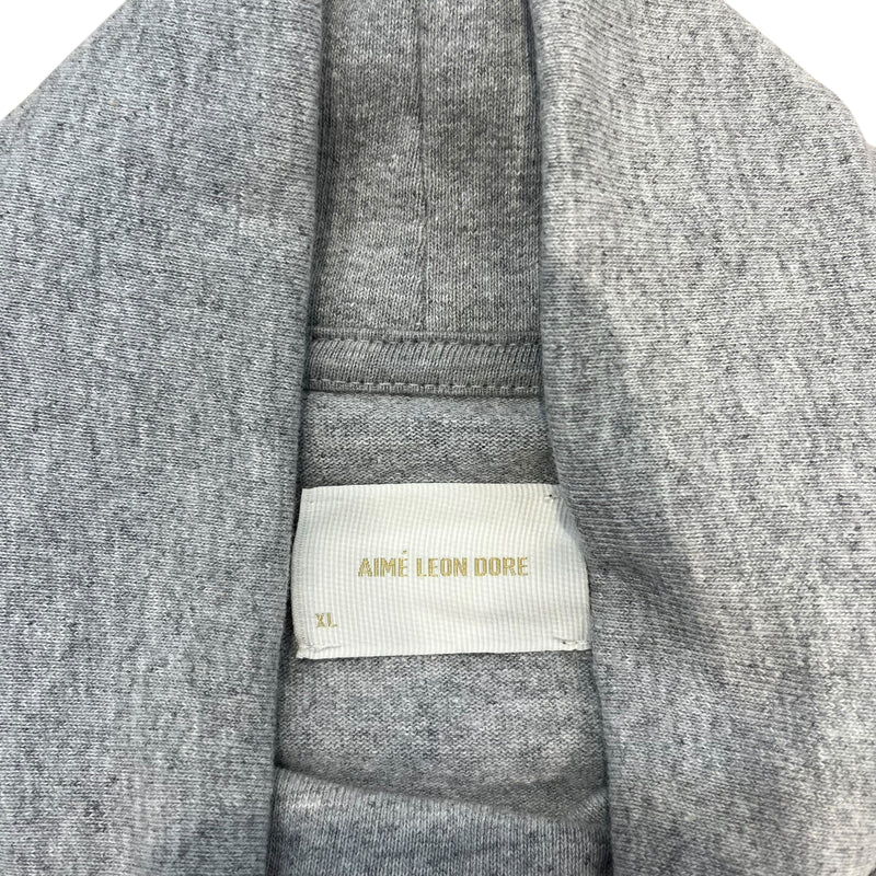 AIME LEON DORE/LS T-Shirt/XL/Cotton/GRY/Graphic/TURTLE NECK VERT GRAPHIC