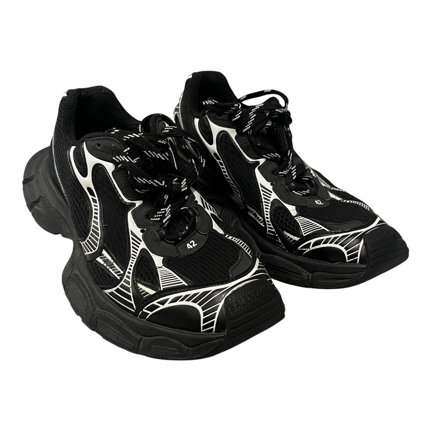 BALENCIAGA/Low-Sneakers/US 9/BLK/3xl black view 1