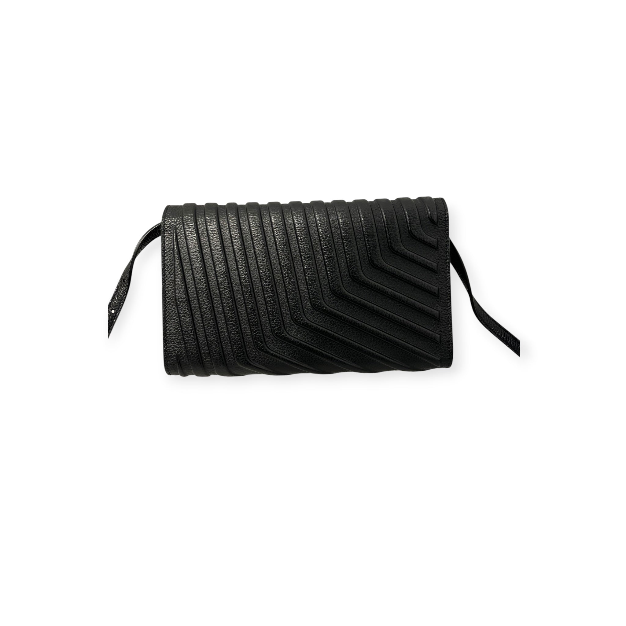 BALENCIAGA/Cross Body Bag/Leather/BLK/CAR FLAP BAG view 5