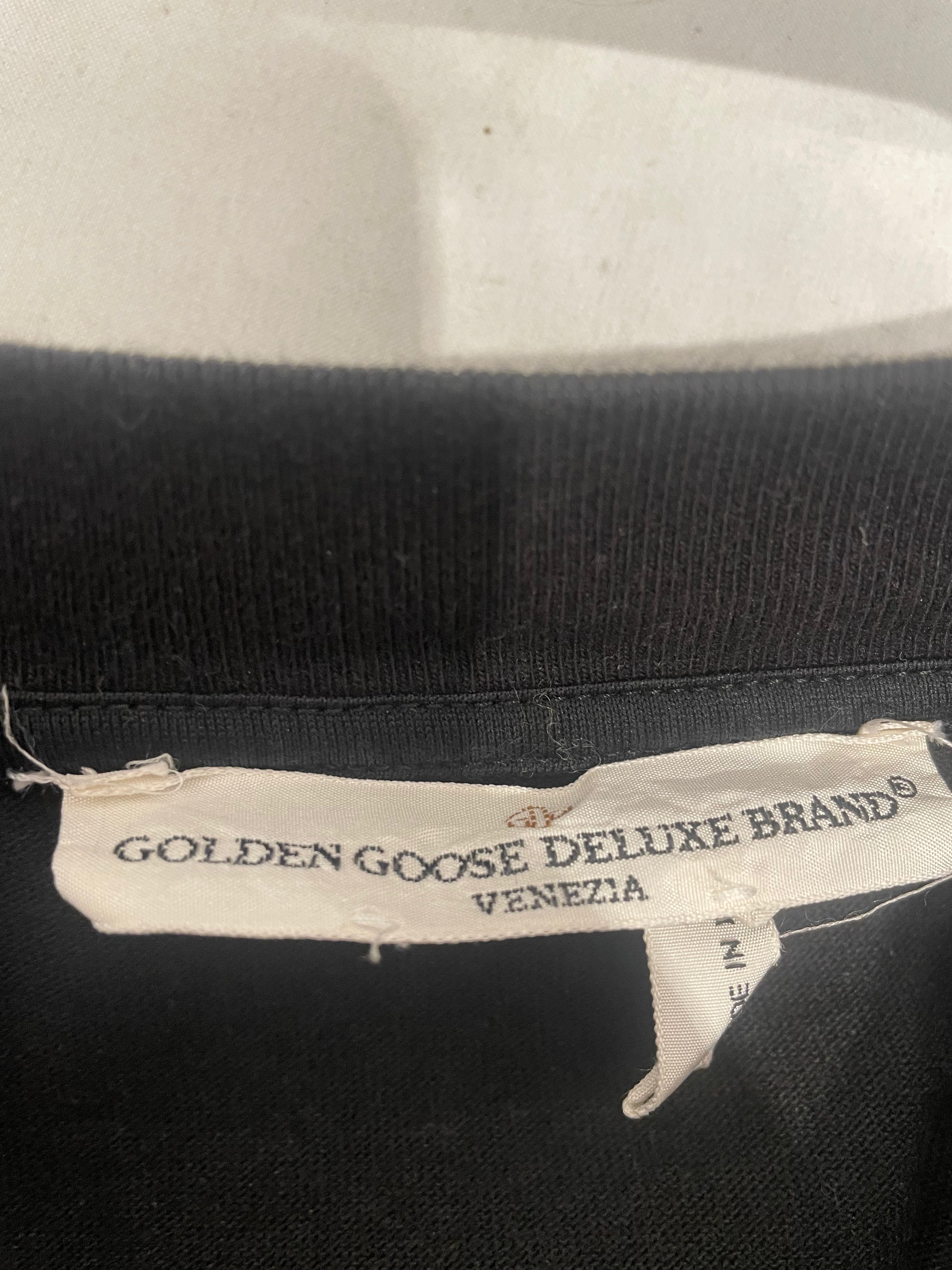GOLDEN GOOSE/T-Shirt/L/Cotton/BLK/Split Tee view 3