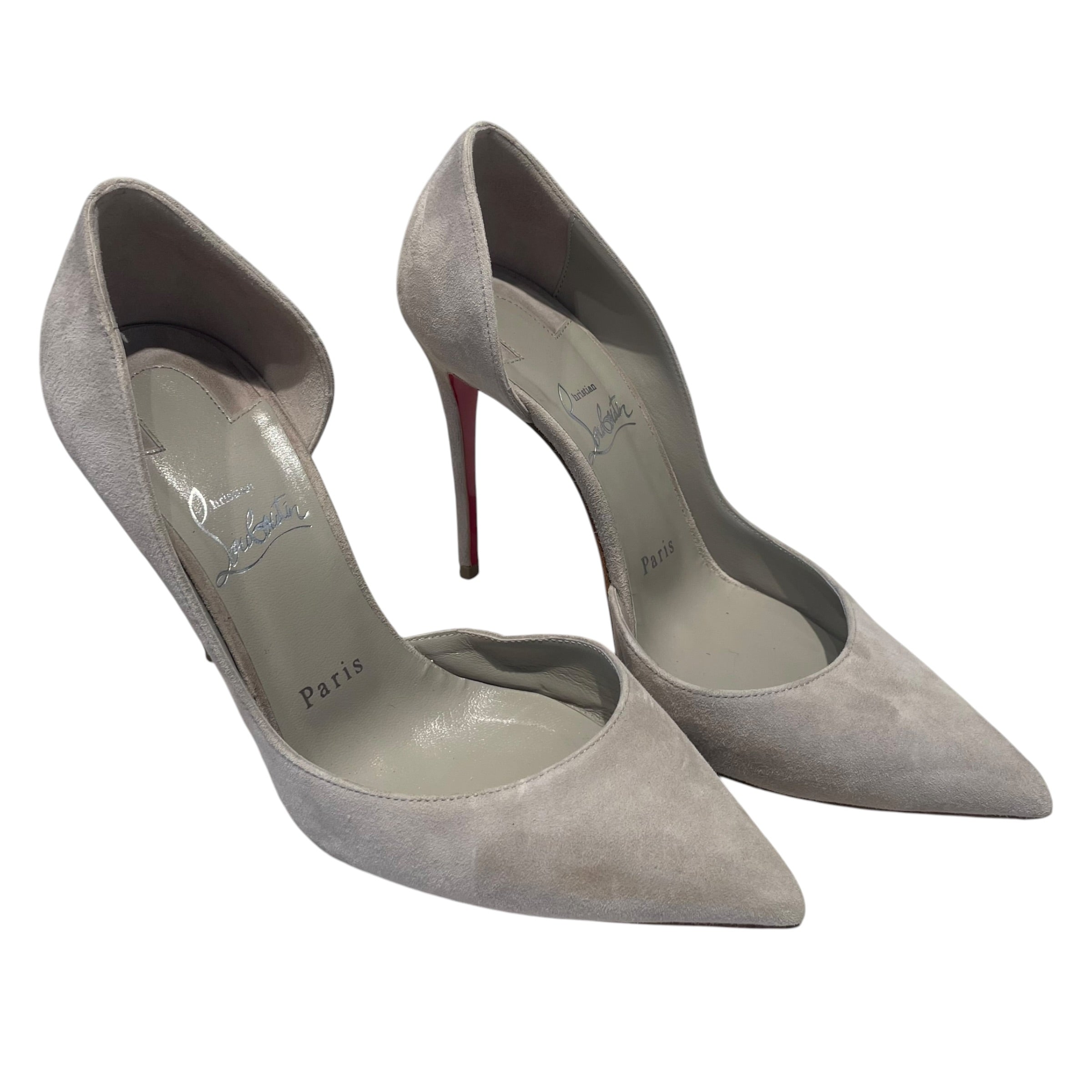 Christian Louboutin/Heels/EU 36.5/Suede/GRY/iriza 100 view 1