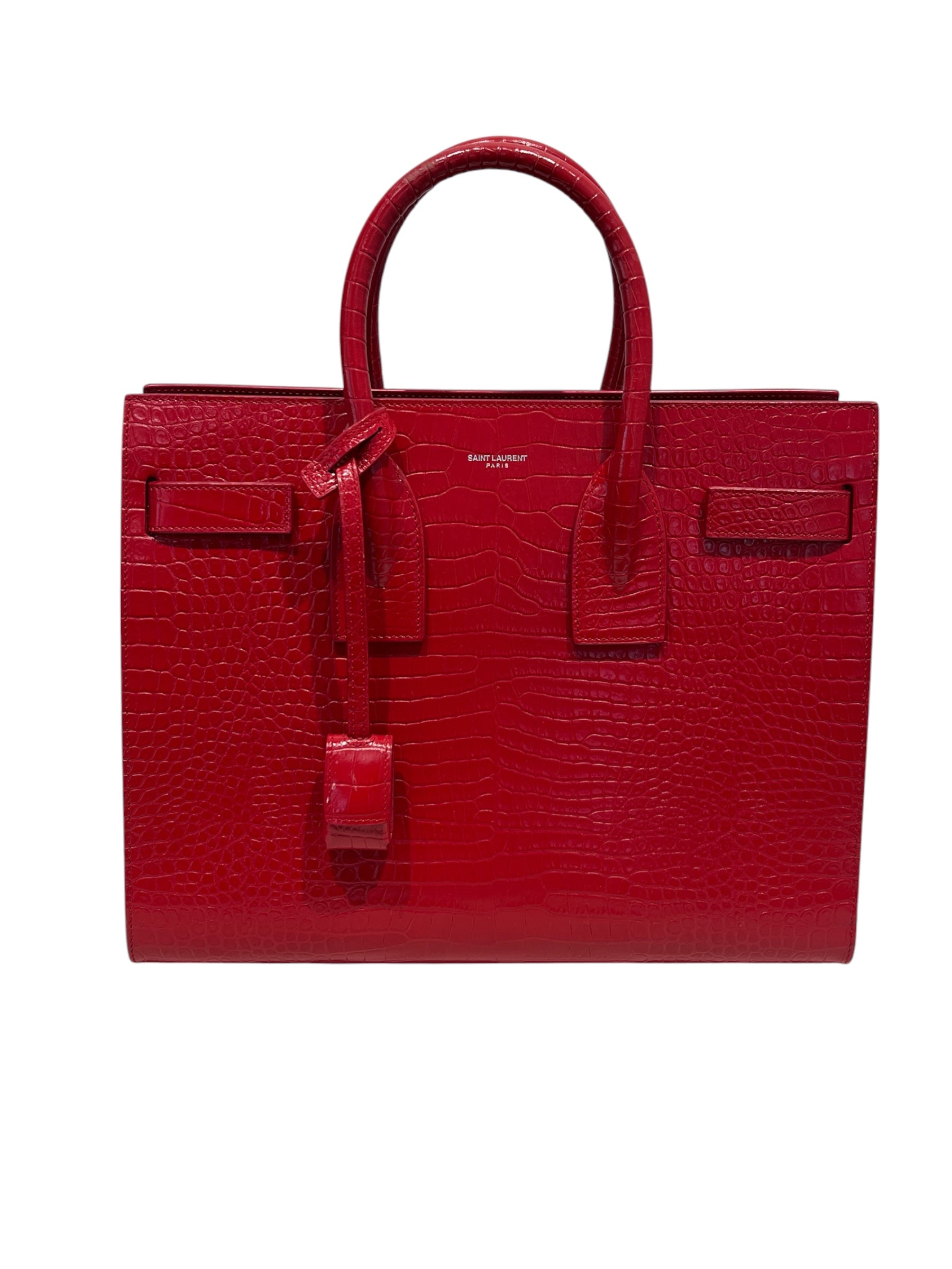 SAINT LAURENT/Hand Bag/Leather/RED/SACDEJOUR view 1