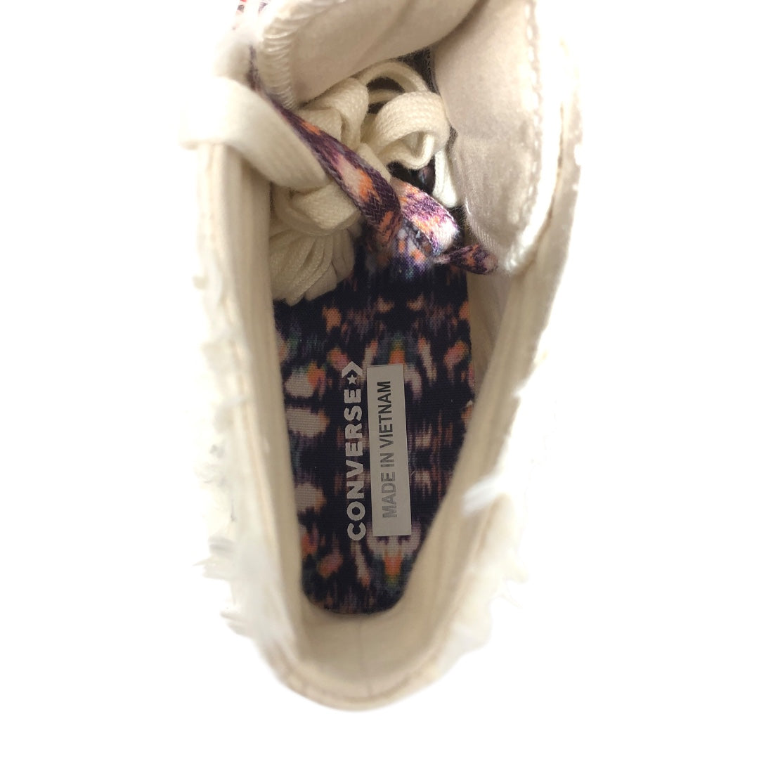 CONVERSE/ISABEL MARANT/Hi-Sneakers/US 7/Cotton/WHT/Chunky Heel/chuck 70 fuzzy view 3