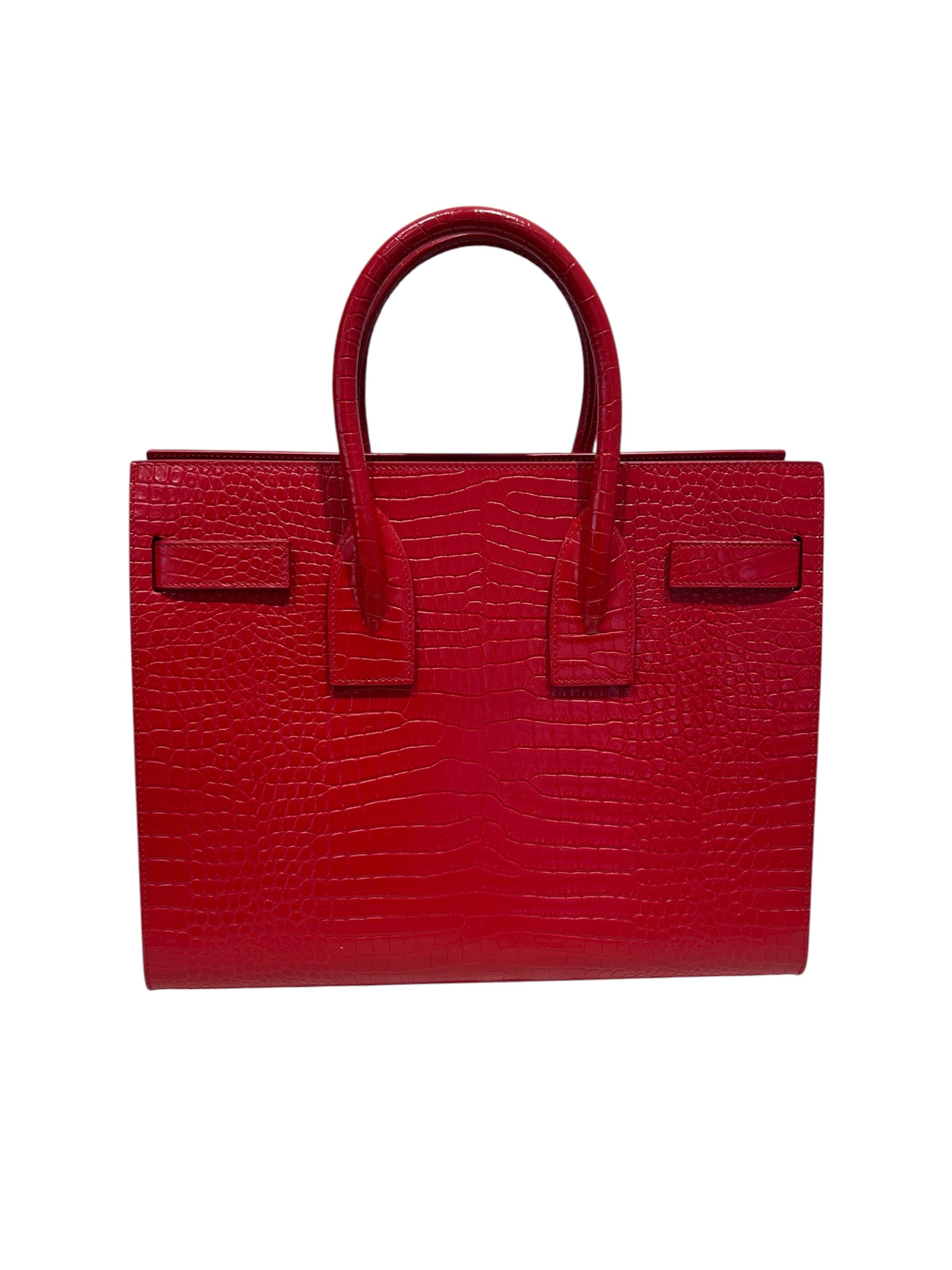 SAINT LAURENT/Hand Bag/Leather/RED/SACDEJOUR view 2