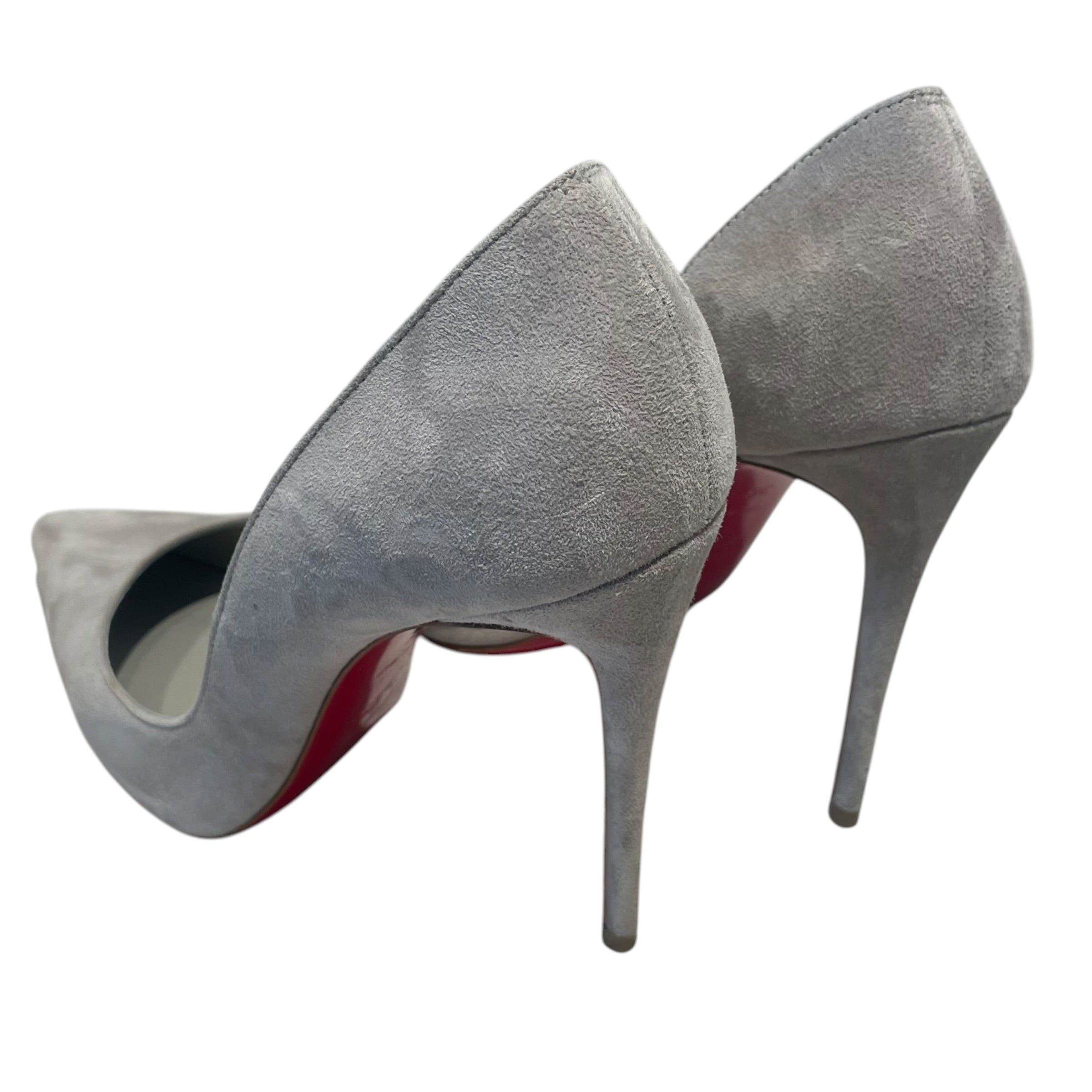 Christian Louboutin/Heels/EU 36.5/Suede/GRY/iriza 100 view 2