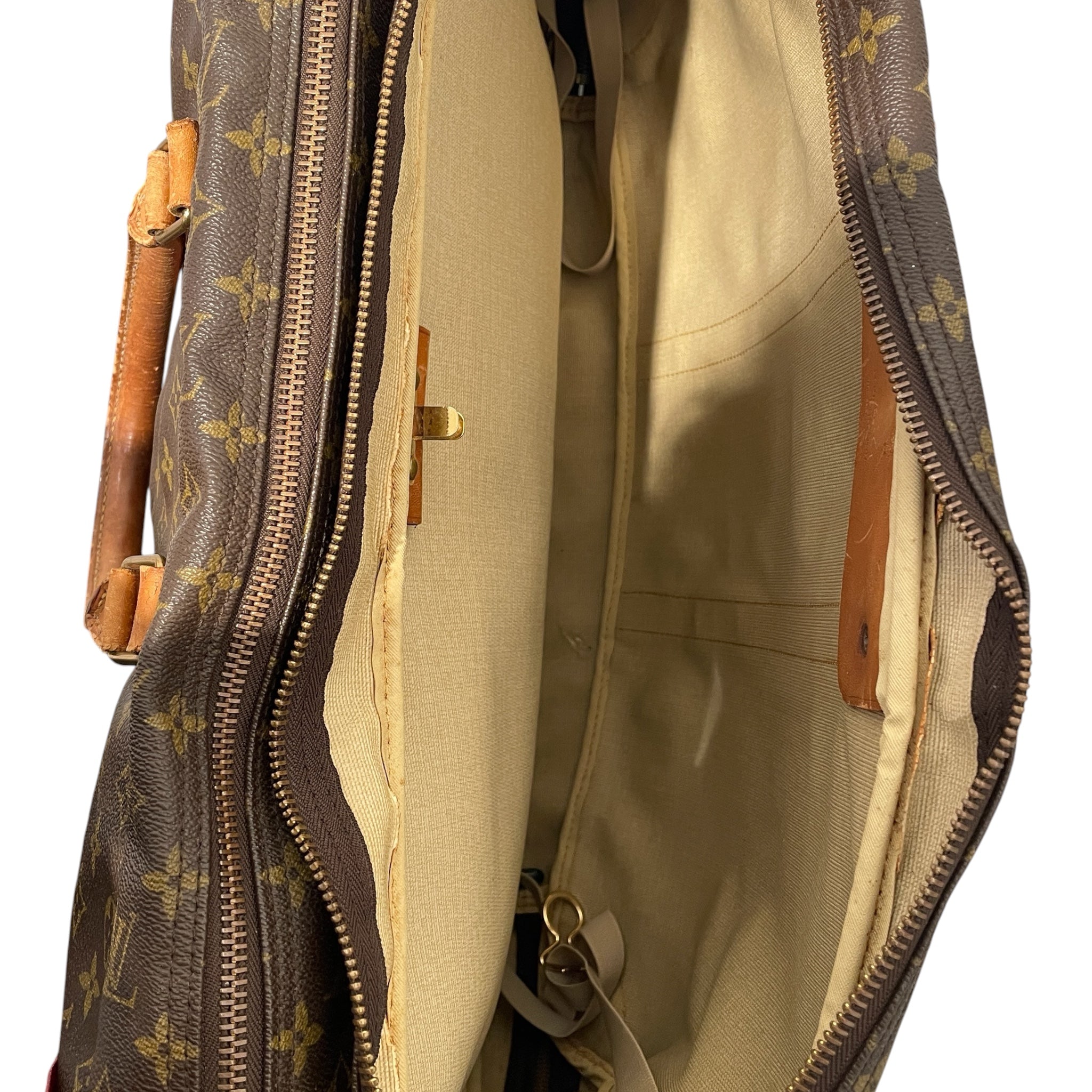 LOUIS VUITTON/Luggage/Monogram/Cotton/BRW/Sirius Travel Bag view 4