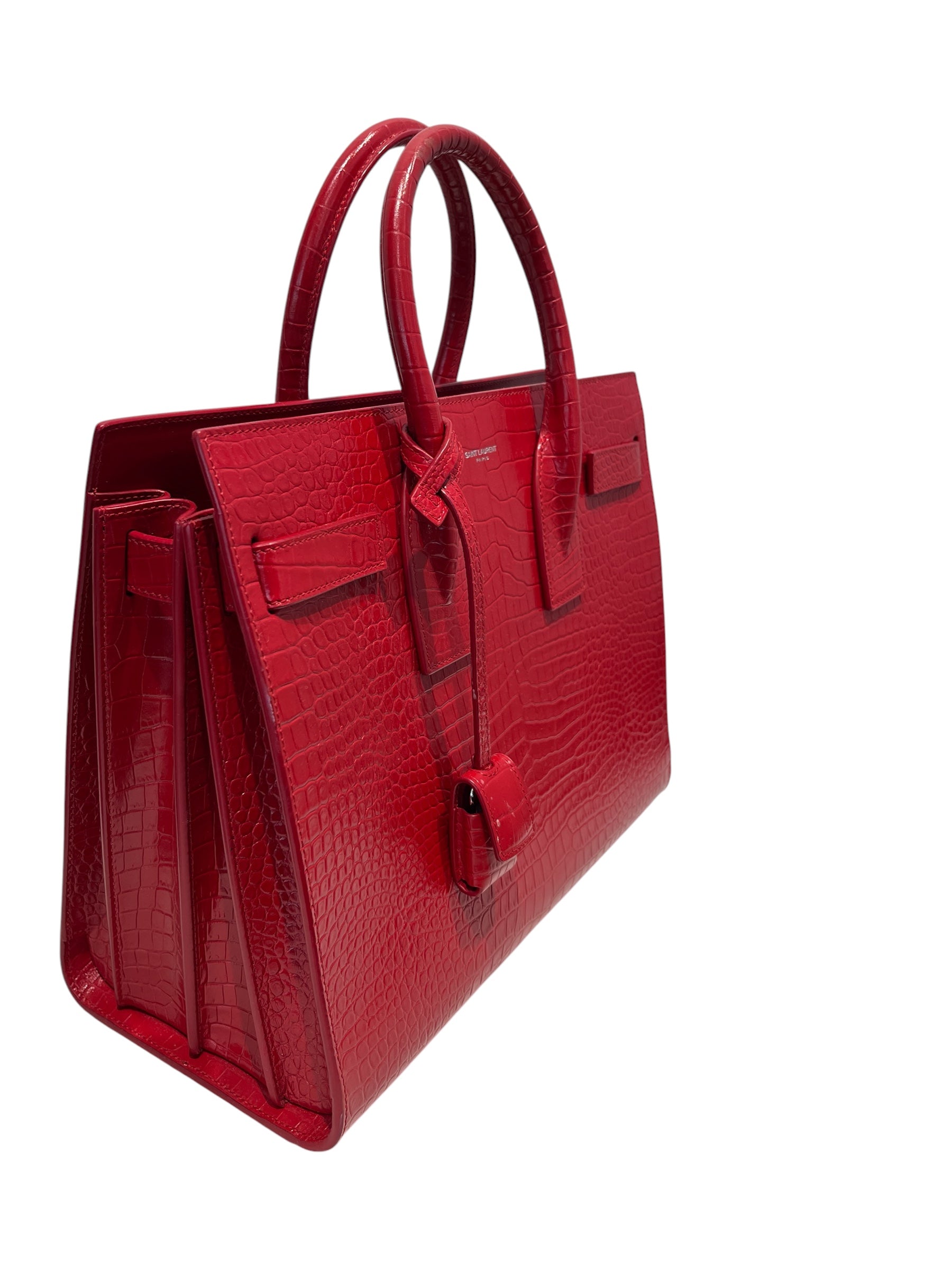 SAINT LAURENT/Hand Bag/Leather/RED/SACDEJOUR view 3