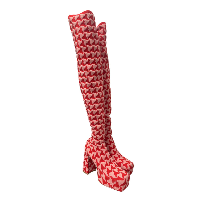BOTTEGA VENETA/Heels/EU 40/All Over Print/Cotton/PNK/