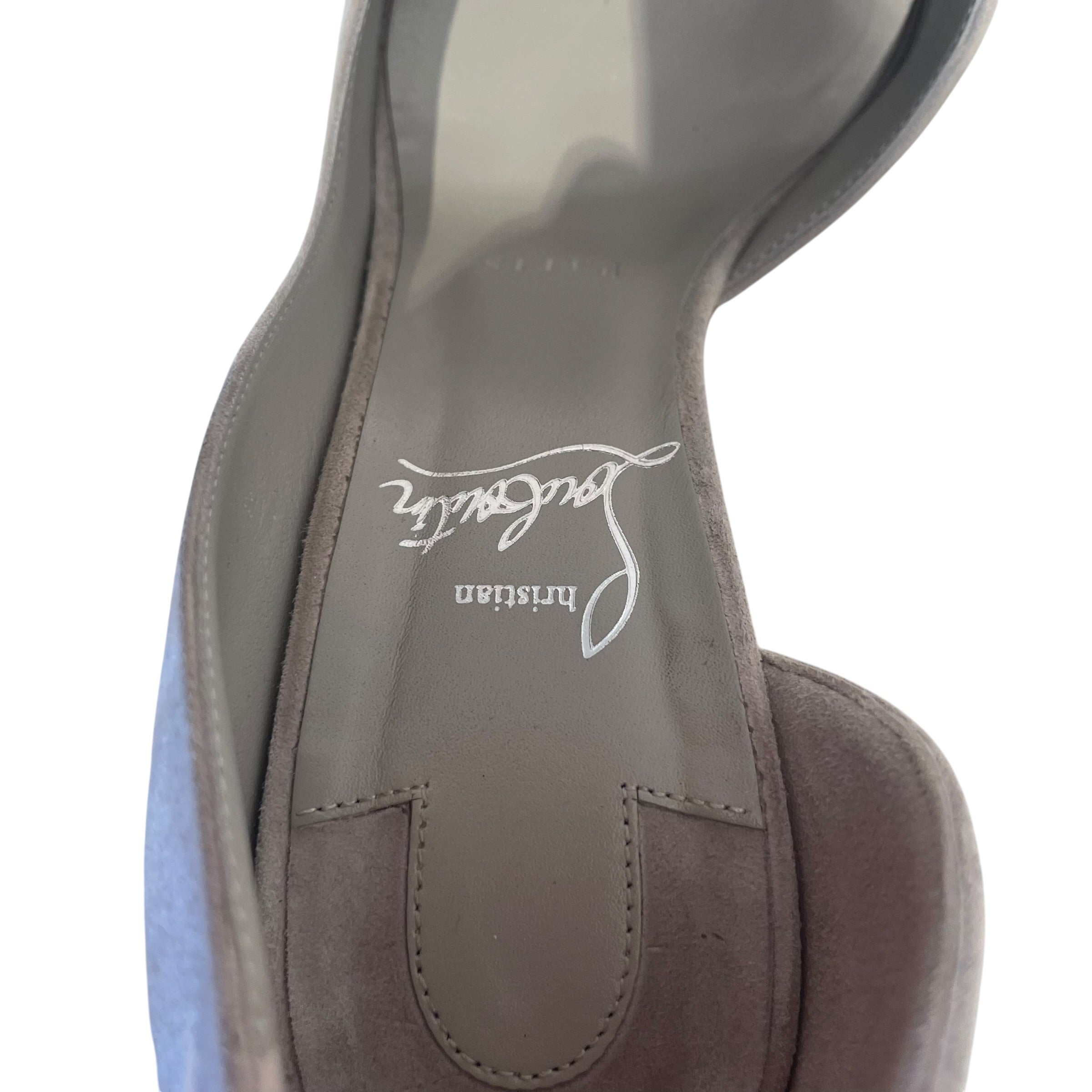 Christian Louboutin/Heels/EU 36.5/Suede/GRY/iriza 100 view 3