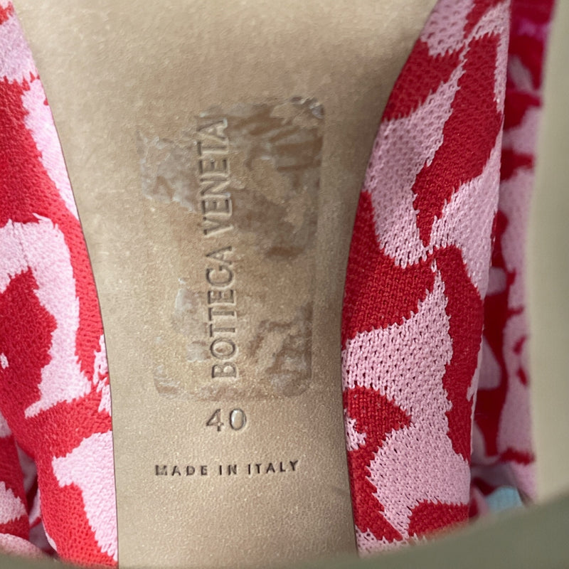 BOTTEGA VENETA/Heels/EU 40/All Over Print/Cotton/PNK/