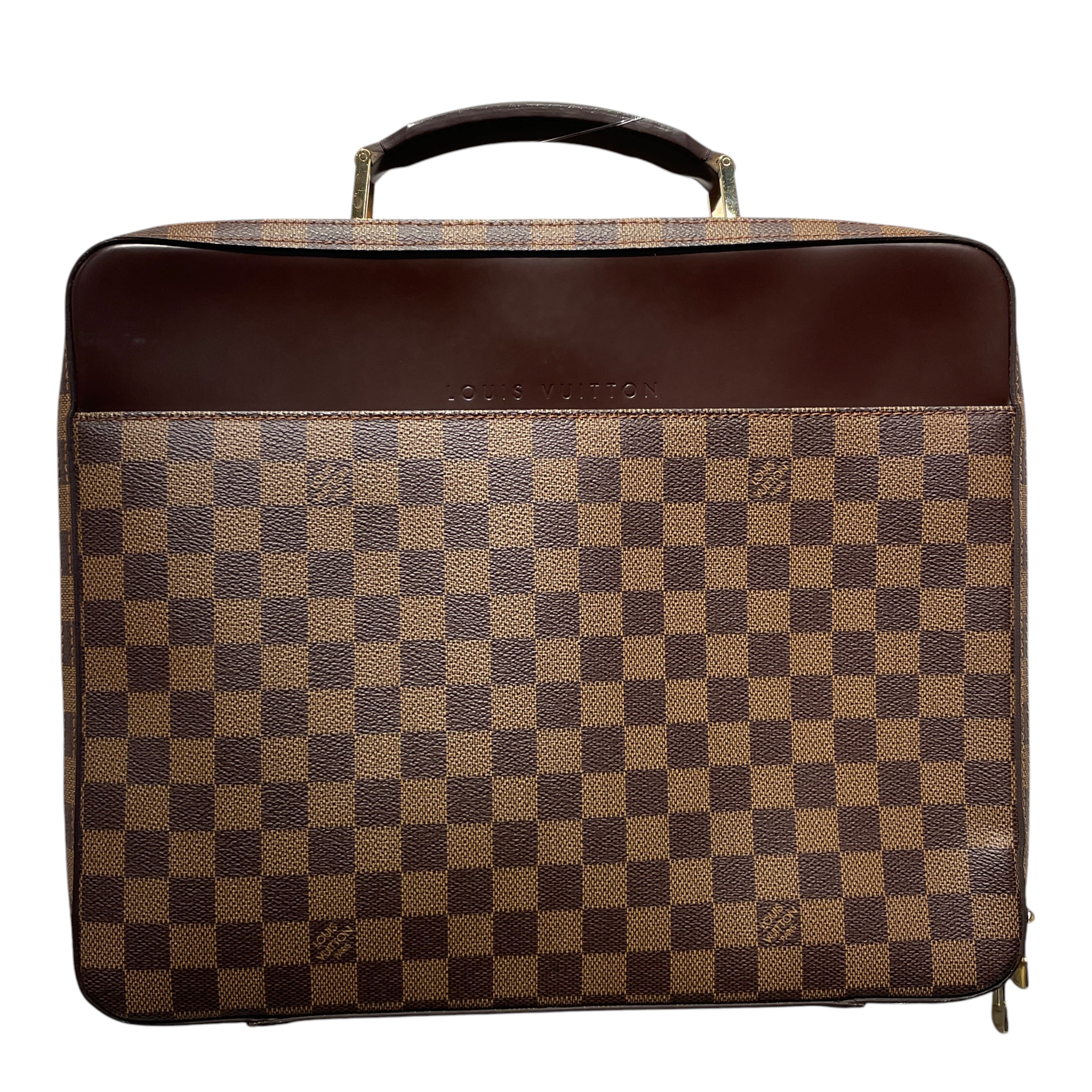 LOUIS VUITTON/Briefcase/All Over Print/Leather/BRW/SABANA ORDINATEUR view 1