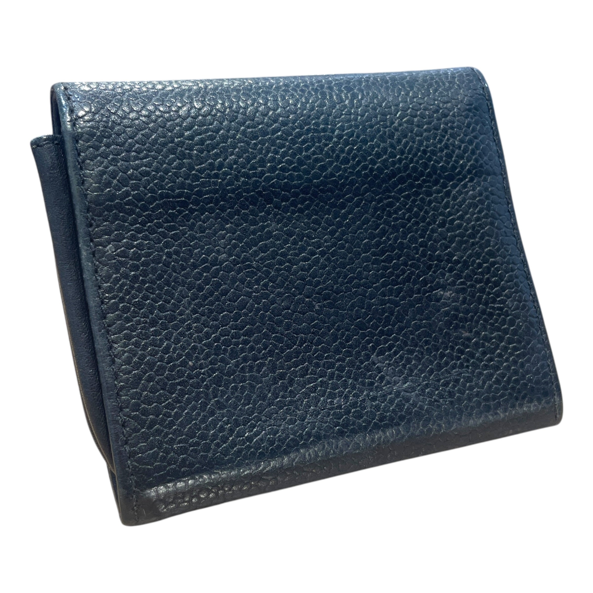 CHANEL/Wallet/Leather/BLK/L's/Vintage Compact Wallet view 2