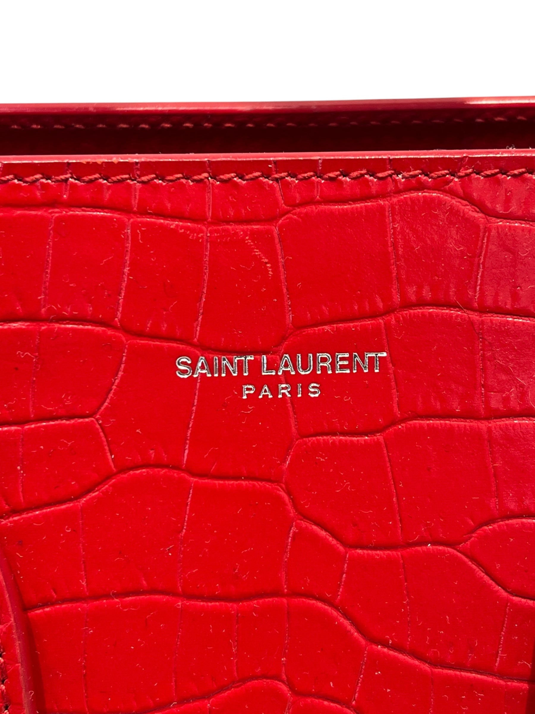 SAINT LAURENT/Hand Bag/Leather/RED/SACDEJOUR view 5