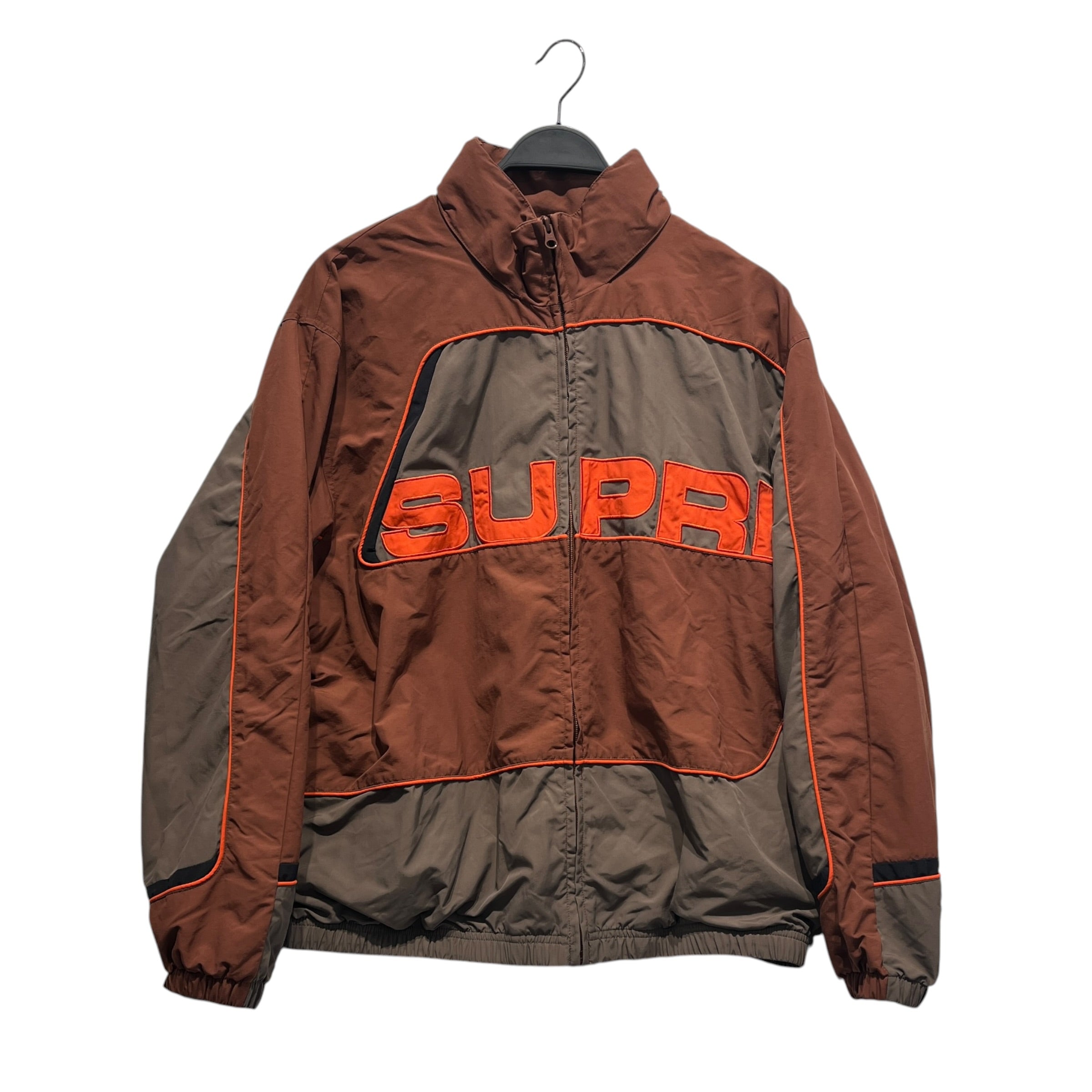 Supreme/Windbreaker/L/Nylon/BRW/S PANEL/ORN view 1