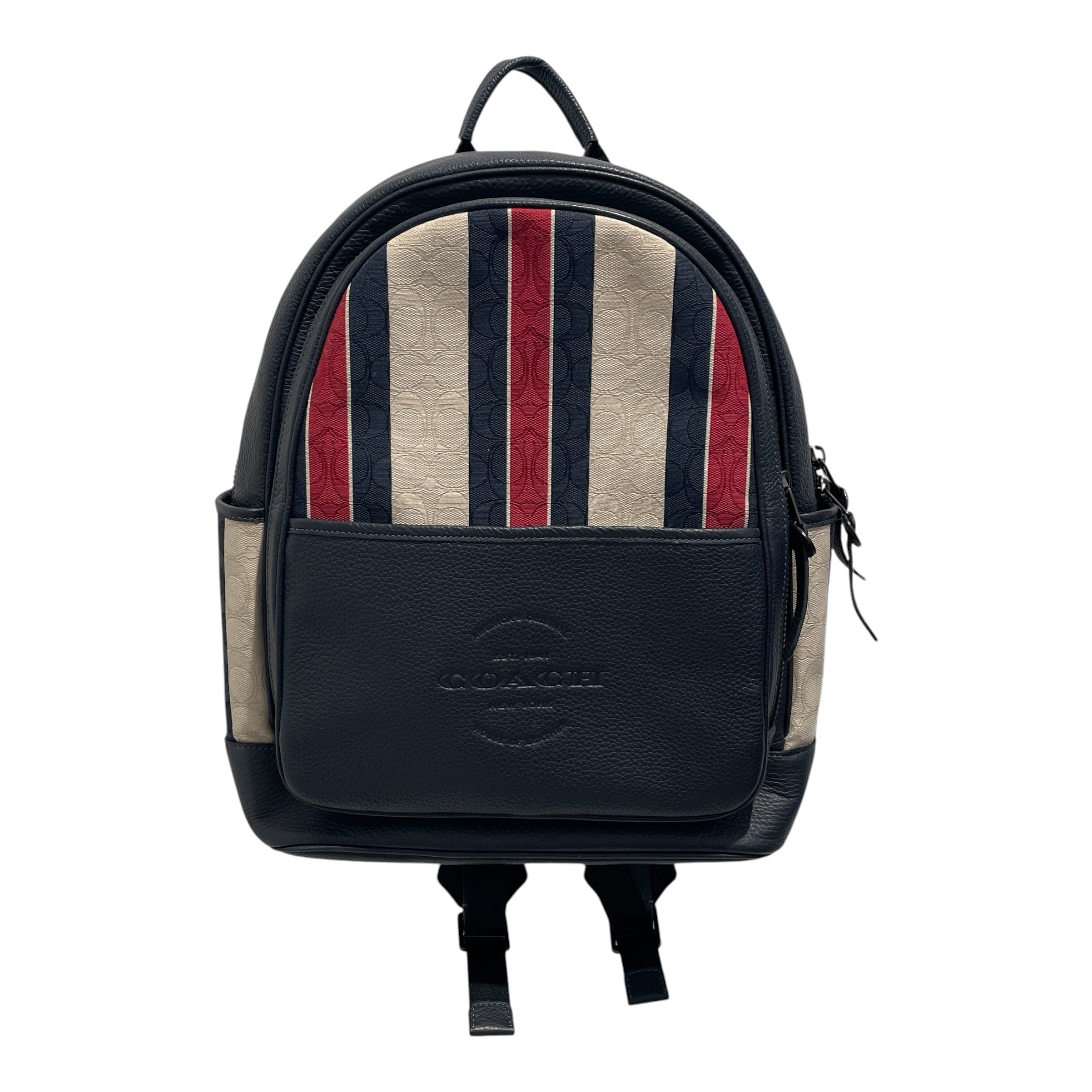 COACH/Backpack/Stripe/Cotton/NVY/C2221-C9905 view 1