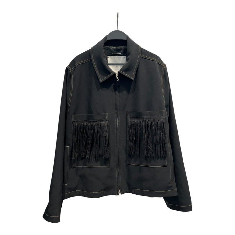 SONG FOR THE MUTE/Jacket/M/BLK/CROP PATCH POCKET JACKET