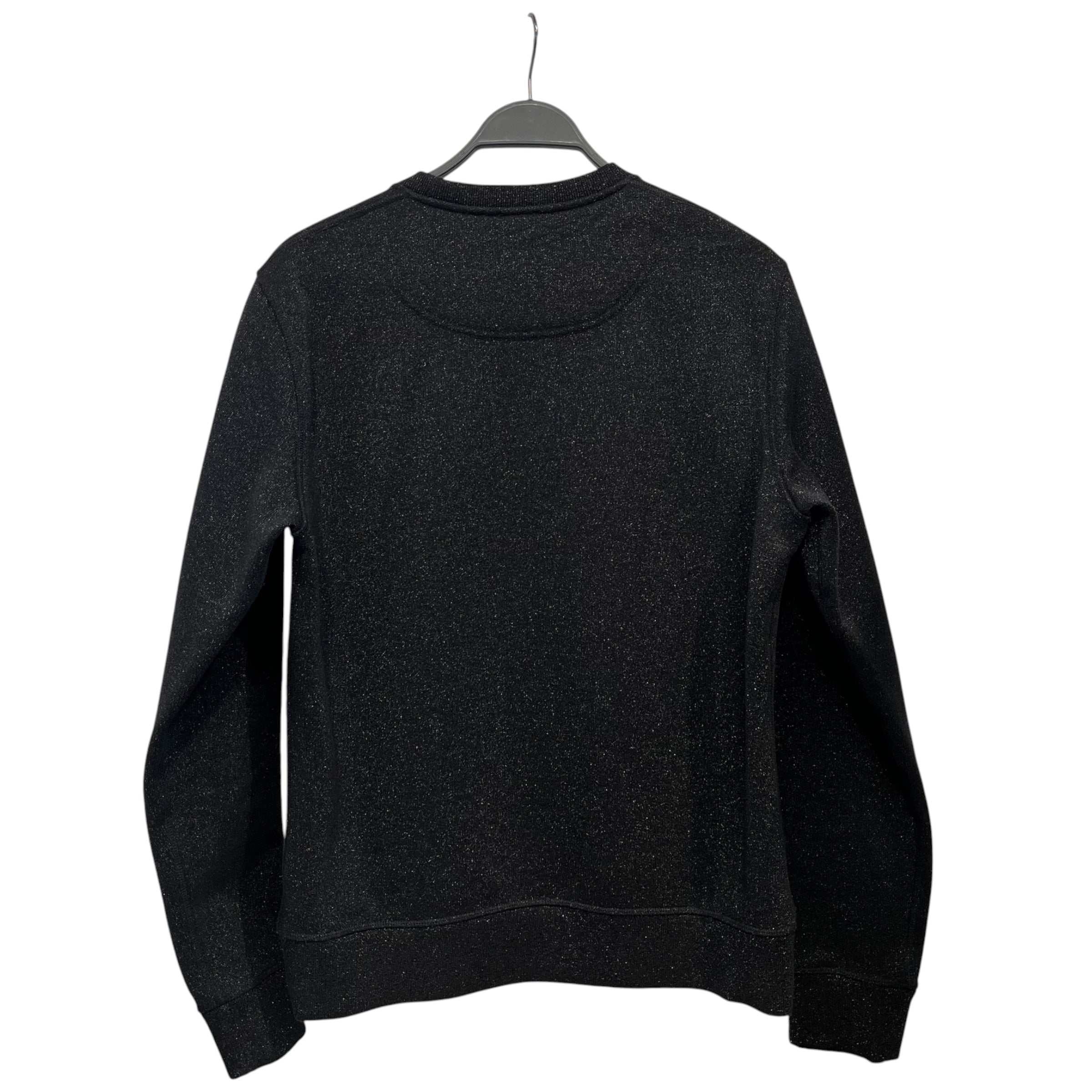 KENZO/Sweatshirt/L/Cotton/BLK/GLITTER GREY/YELLOW LOGO view 2