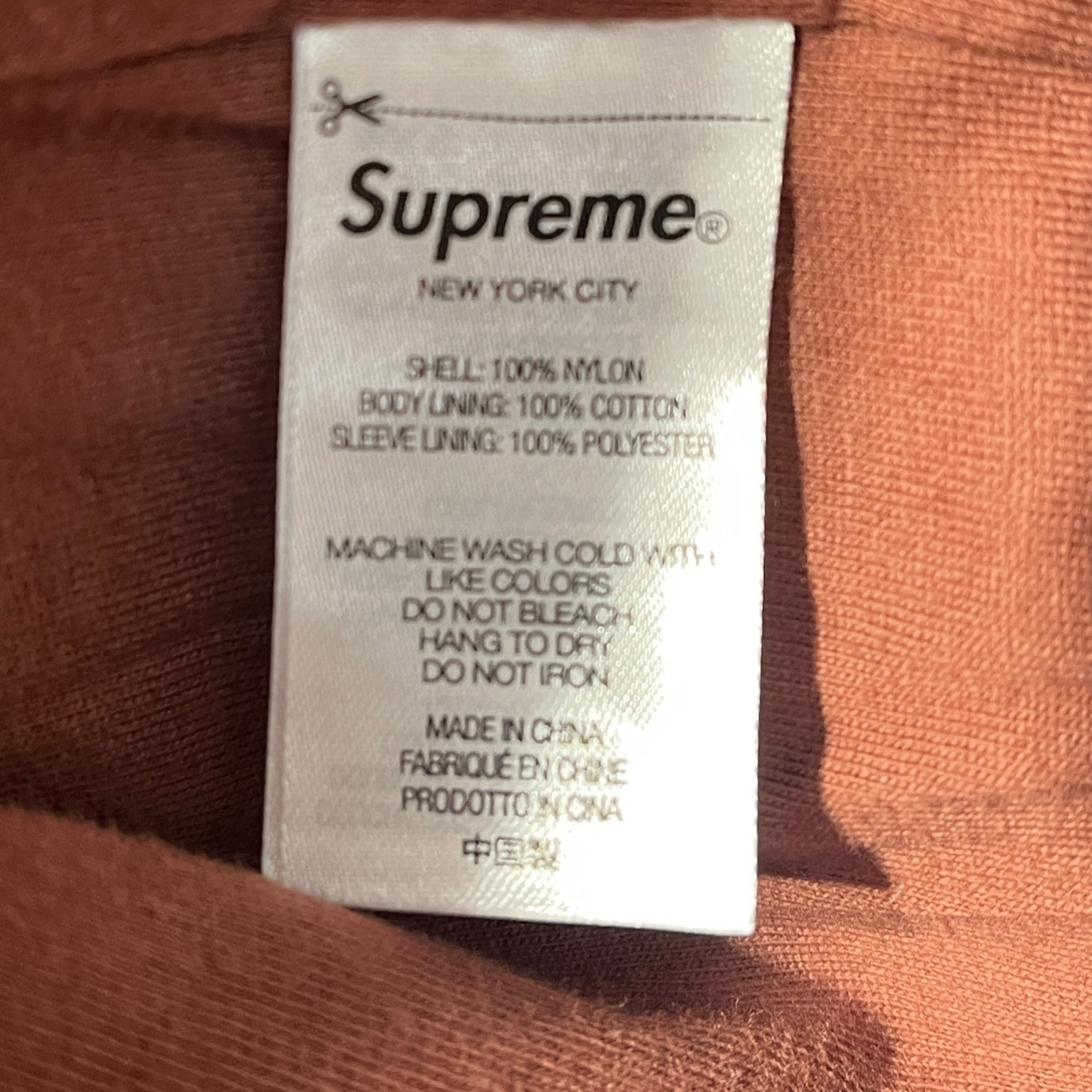 Supreme/Windbreaker/L/Nylon/BRW/S PANEL/ORN view 5